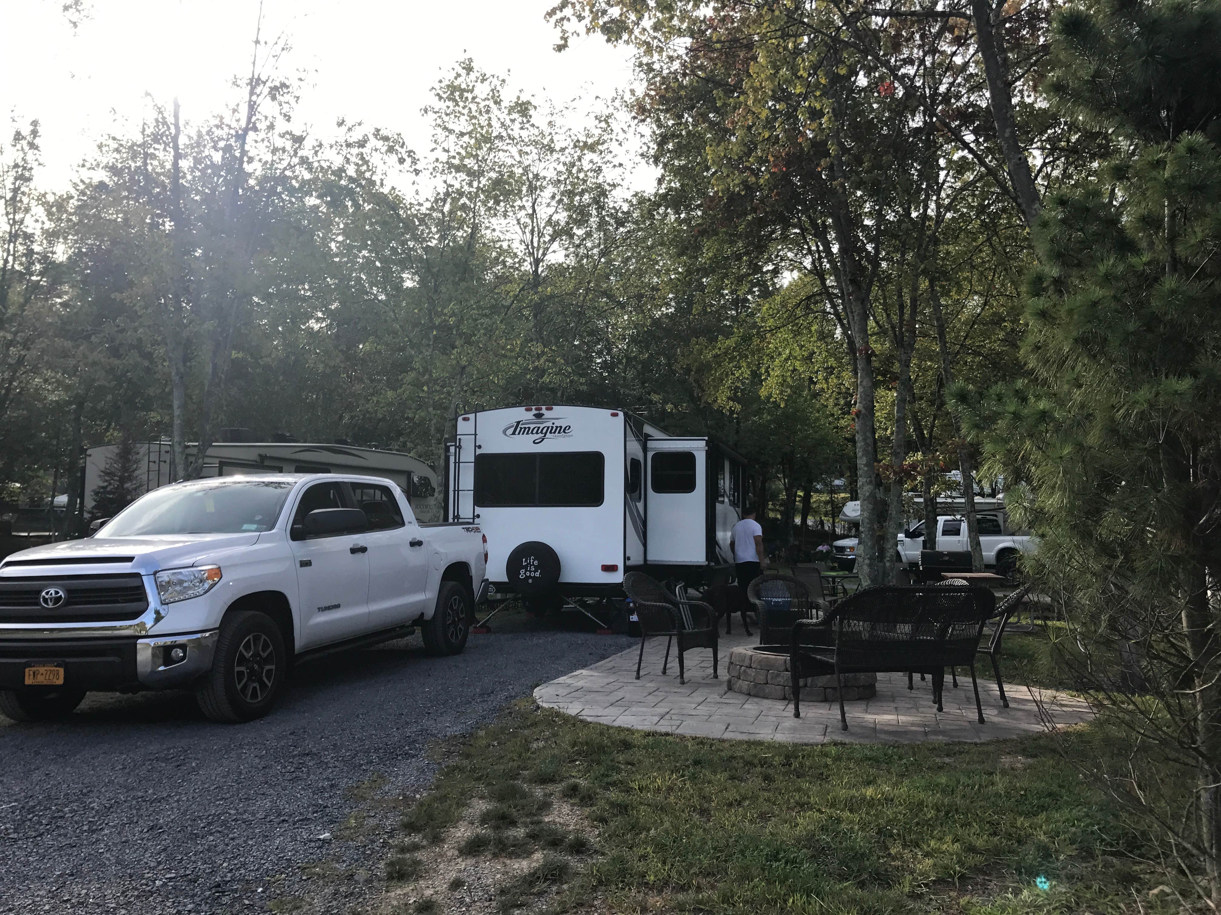 April L.'s photo of rv camping at Delaware Water Gap / Pocono Mountain KOA near Stroudsburg, PA