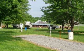 dana W.'s photo of camping with a horse at Little Lusk Trail Lodge & Campground near Eddyville, IL
