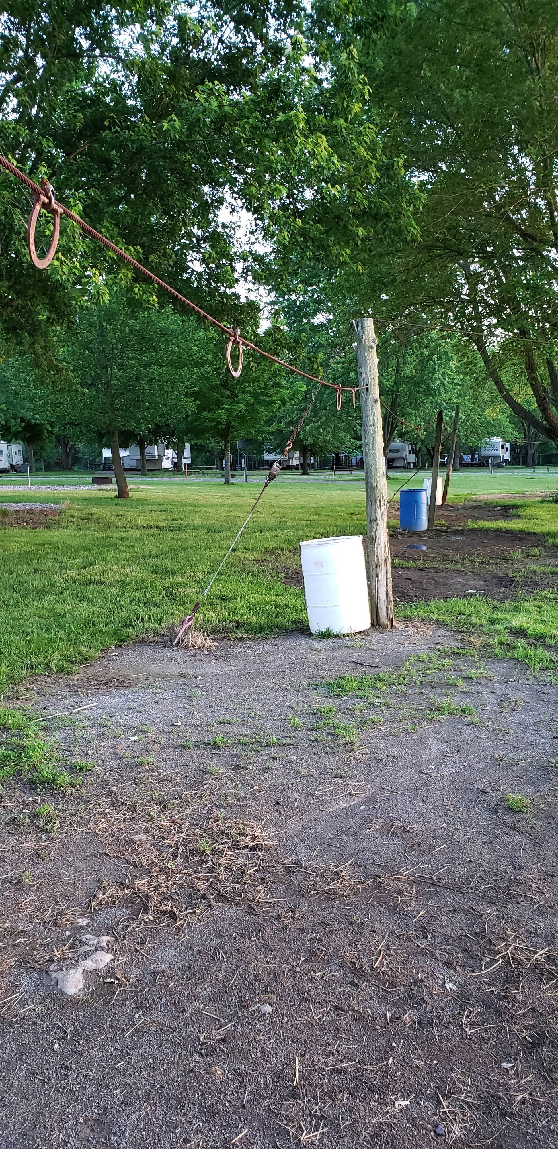 Camper-submitted photo at Little Lusk Trail Lodge & Campground near Cave-In-Rock, IL