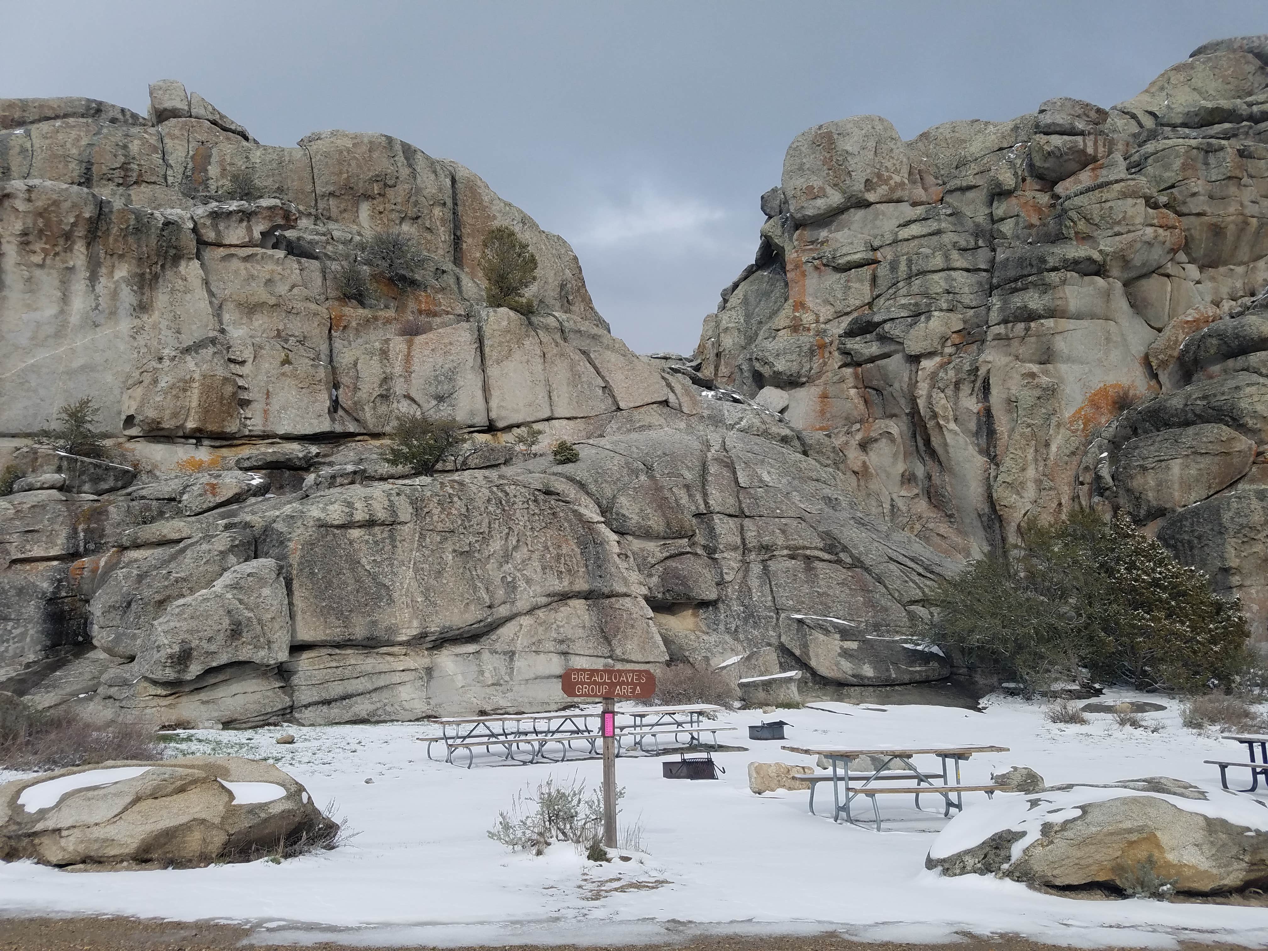 Camper submitted image from Bread Loaves Group Campsite — City of Rocks National Reserve - 1