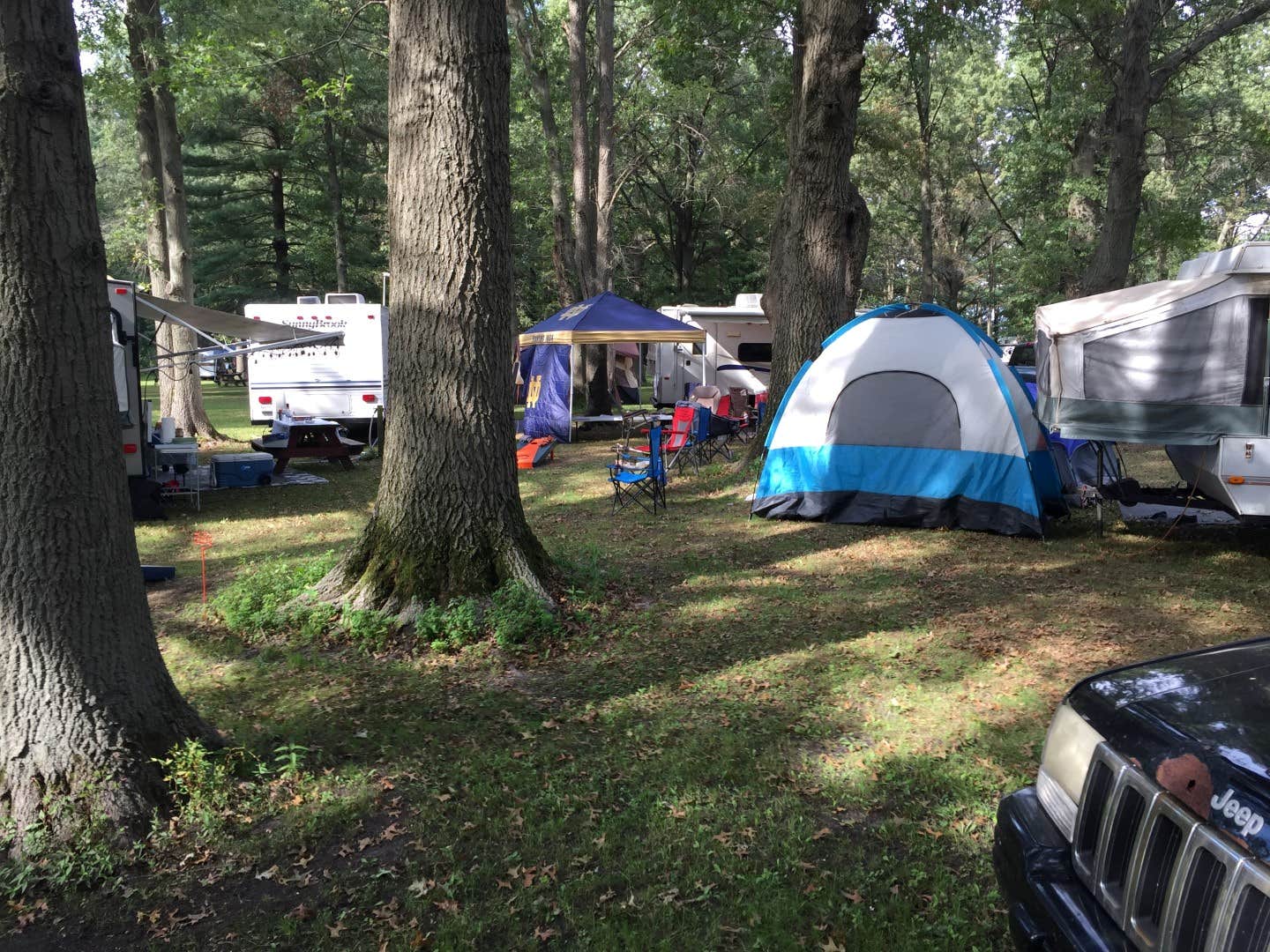 Camper-submitted photo at Acorn Oaks Campground near Wolcott, IN