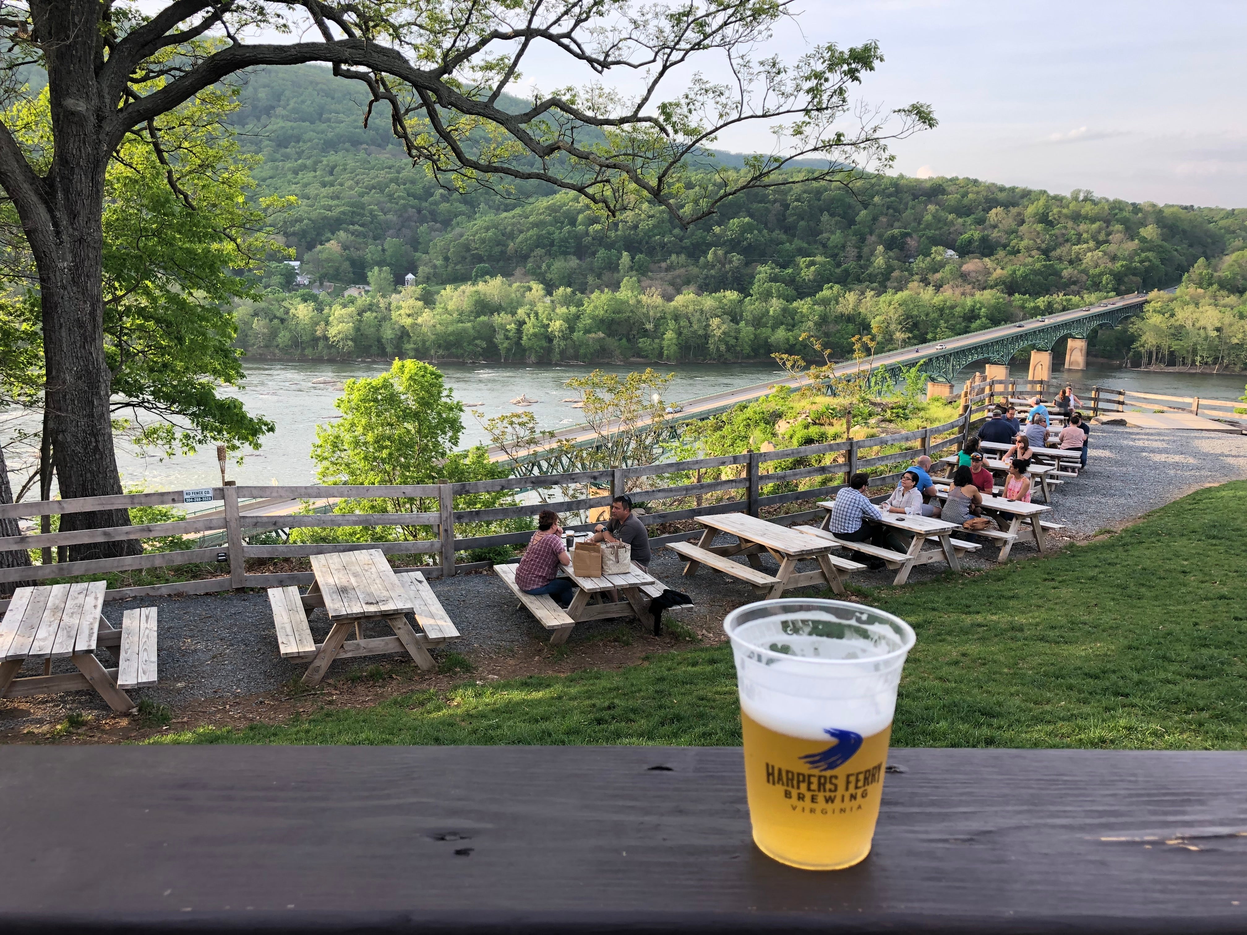 Harper's Ferry brewery is highly recommended. Good brews and beautiful views.