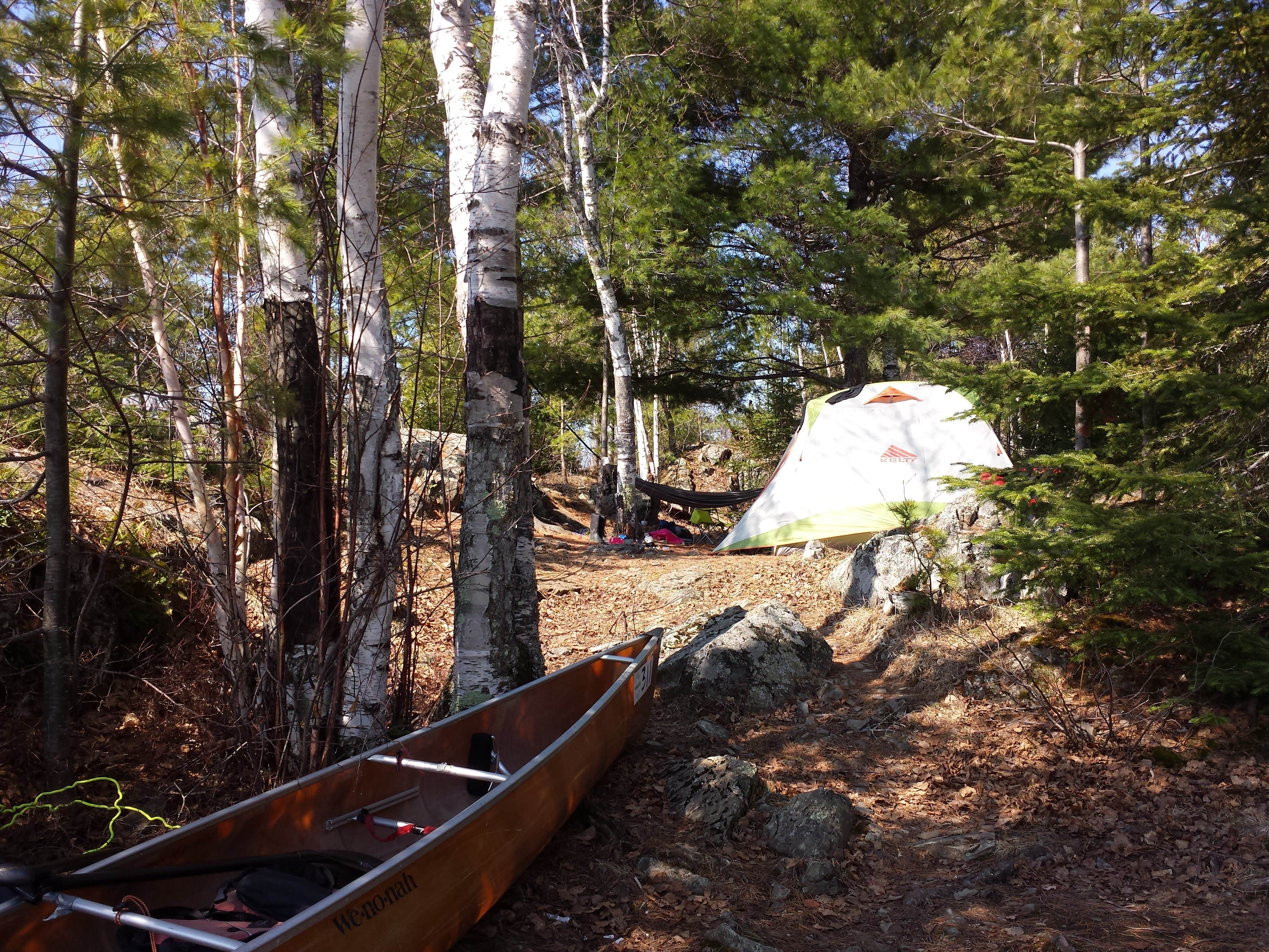 Amy G.'s photo of tent camping at BWCA Camp 1 near Ely, MN
