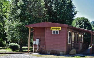 Myron C.'s photo of glamping accommodations at Deep Creek Tube Center & Campground near Sylva, NC