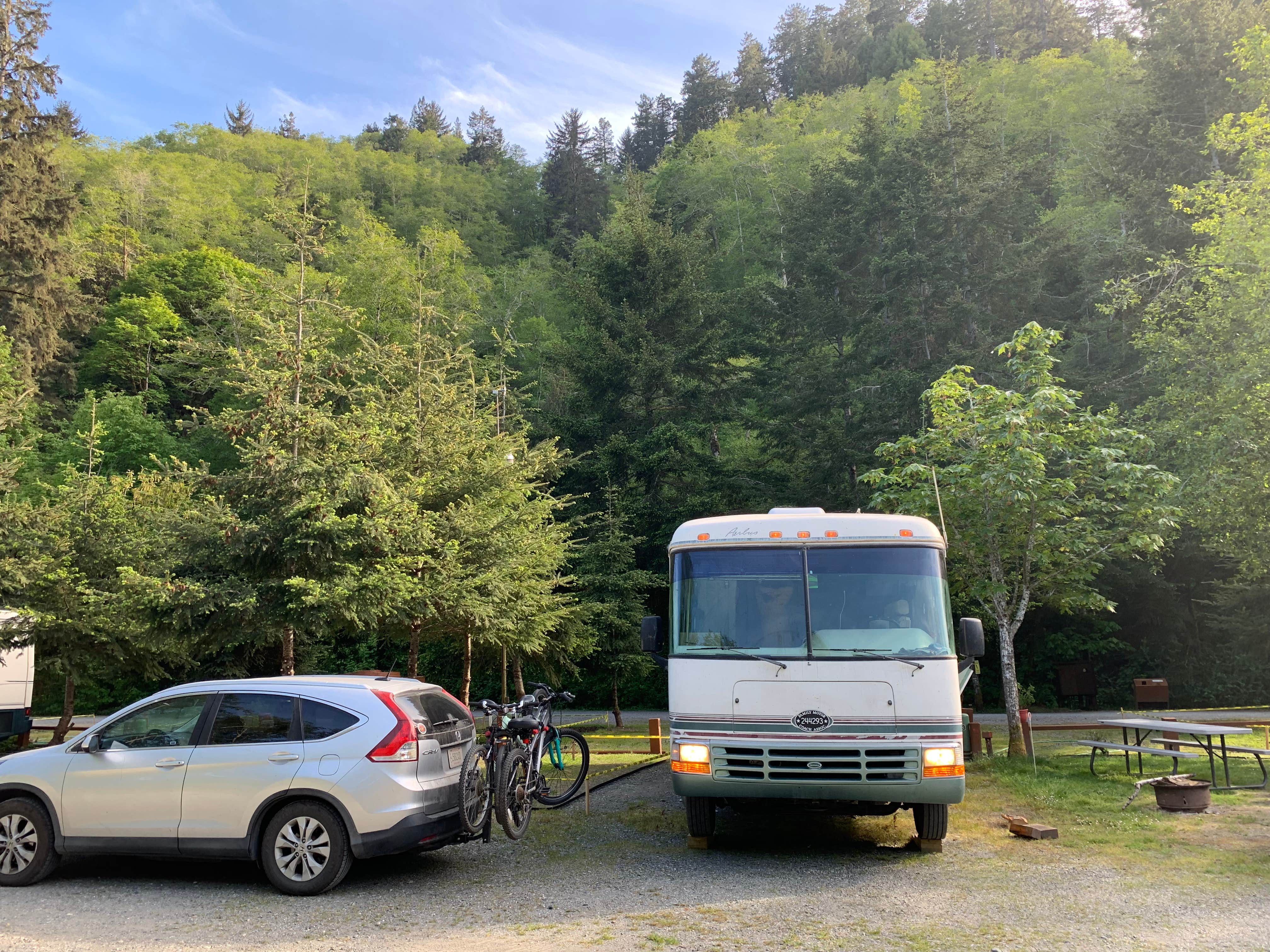 Jennifer D.'s photo of rv camping at Kamp Klamath RV Park and Campground near Seiad Valley, CA
