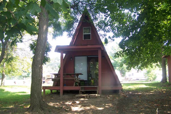The Dyrt Tyler B.'s photo of a cabin at Hickory Lakes Campground near Danville, OH