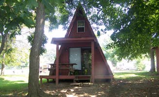 The Dyrt Tyler B.'s photo of a cabin at Hickory Lakes Campground near Millersburg, OH