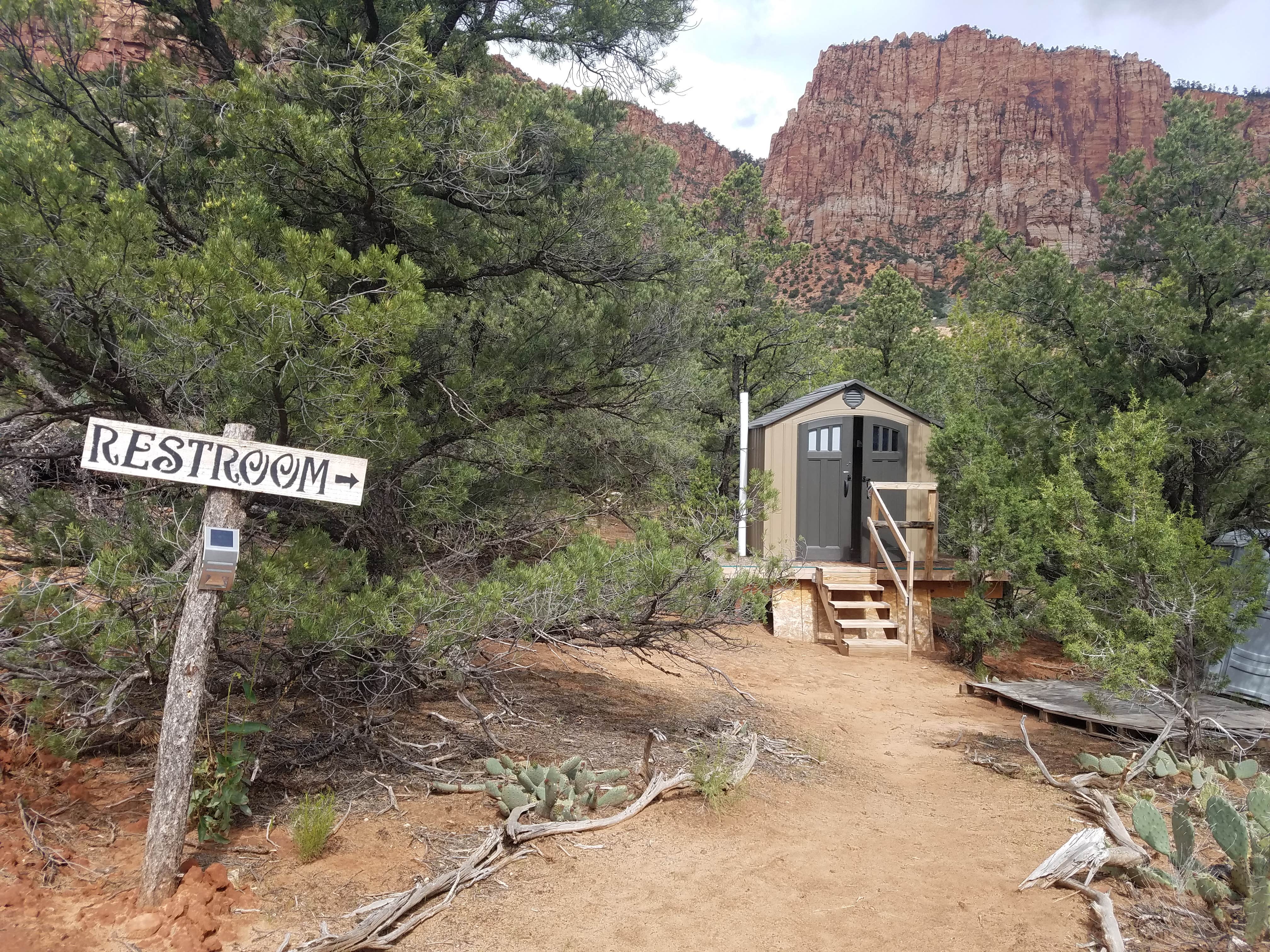 Alan B.'s photo of a cabin at Water Canyon Cliffside Cabin L and L near Dammeron Valley, UT
