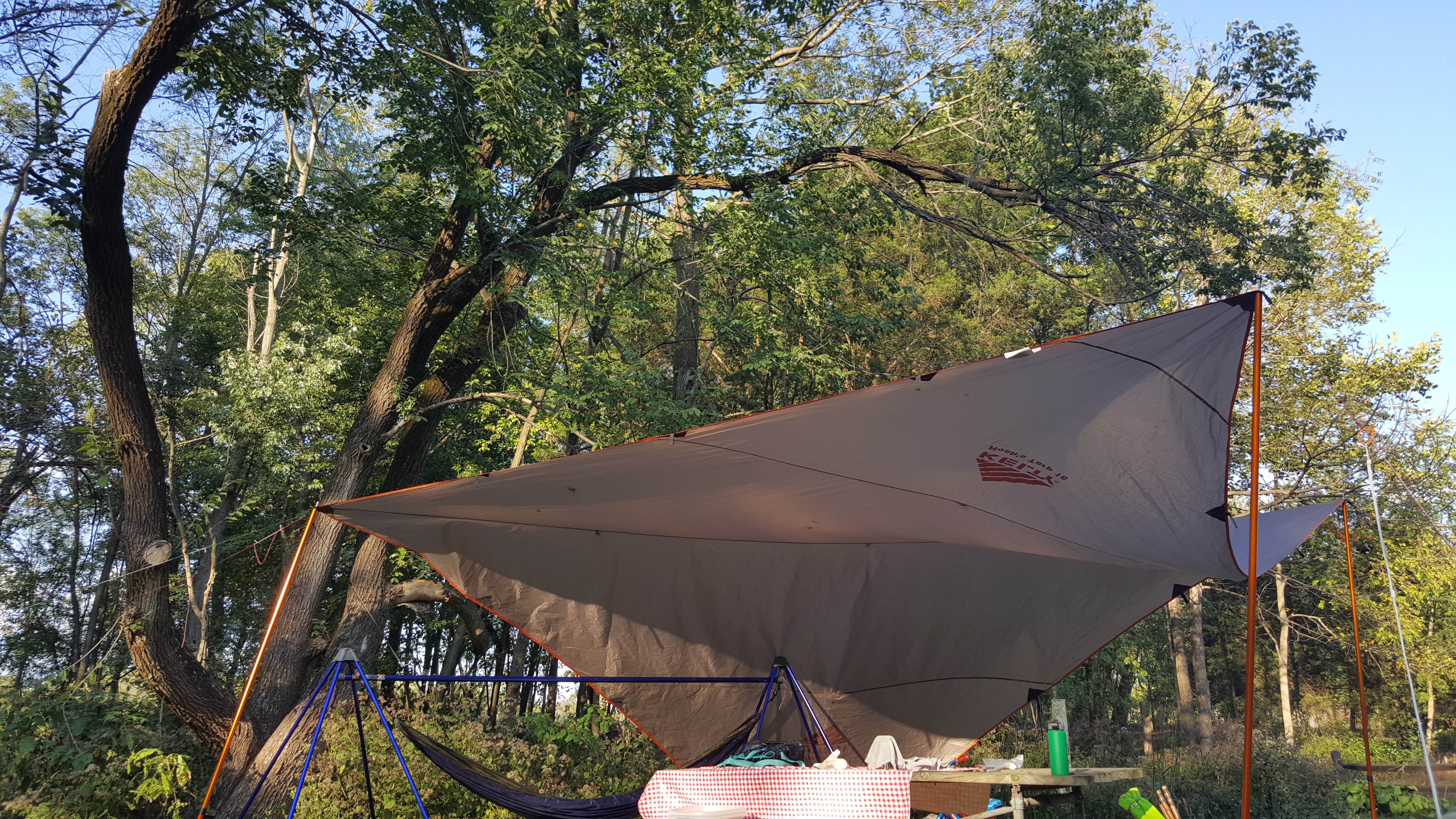 Kenpocentaur K.'s photo of tent camping at Dayton Metro Parks (Five Rivers Metroparks) near Blue Ash, OH