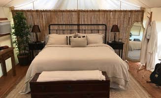 Troy W.'s photo of glamping accommodations at Living Waters on Lake Travis near Hutto, TX