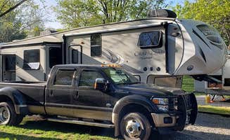 Nate J.'s photo of rv camping at Cedar Lake Family Campground near Mount Holly Springs, PA