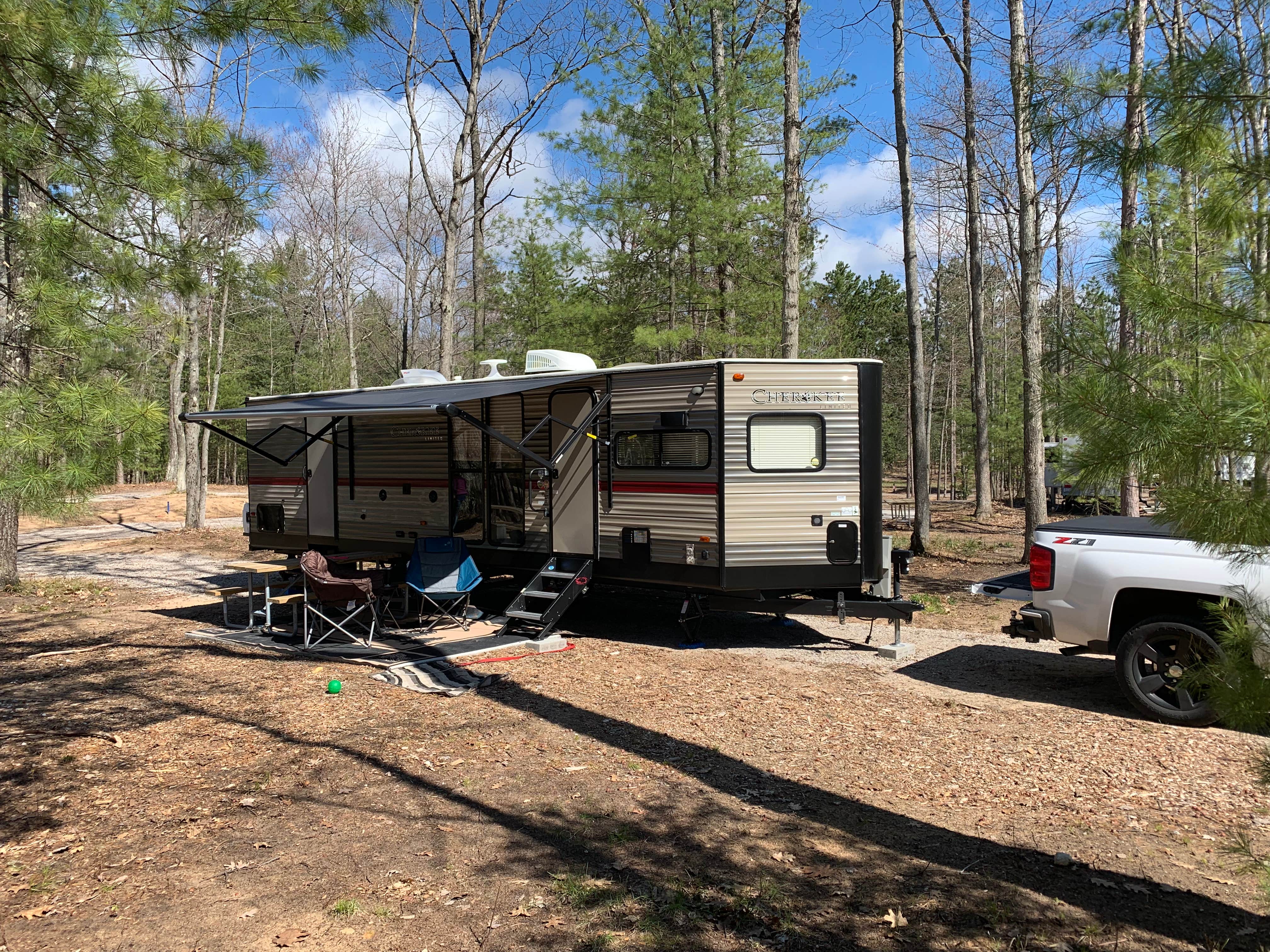 Chris R.'s photo of rv camping at Timber Ridge RV & Recreation Resort near Gaylord, MI