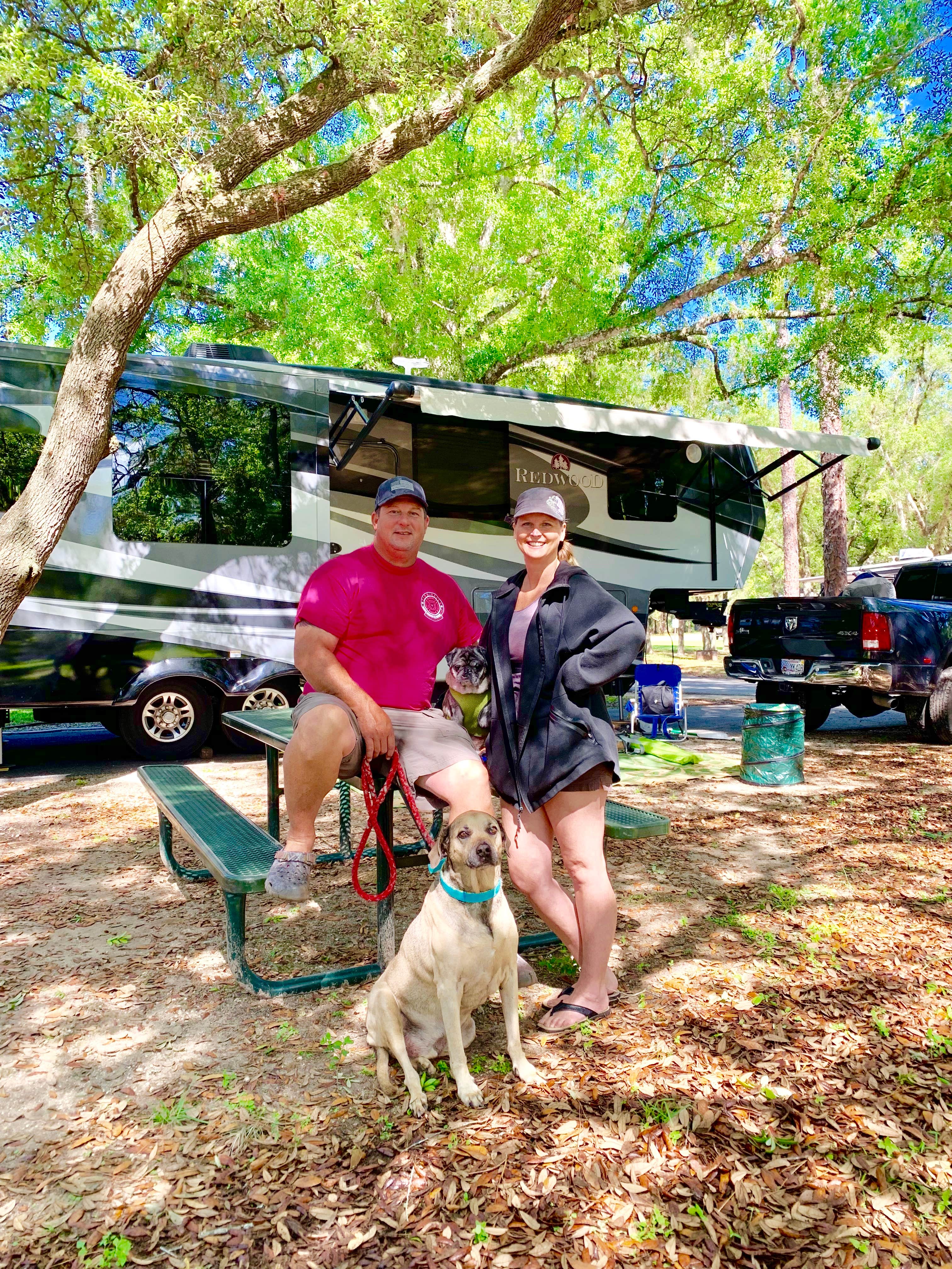 Jackie B.'s photo of camping with pets at Salt Springs Recreation Area near Ocala National Forest