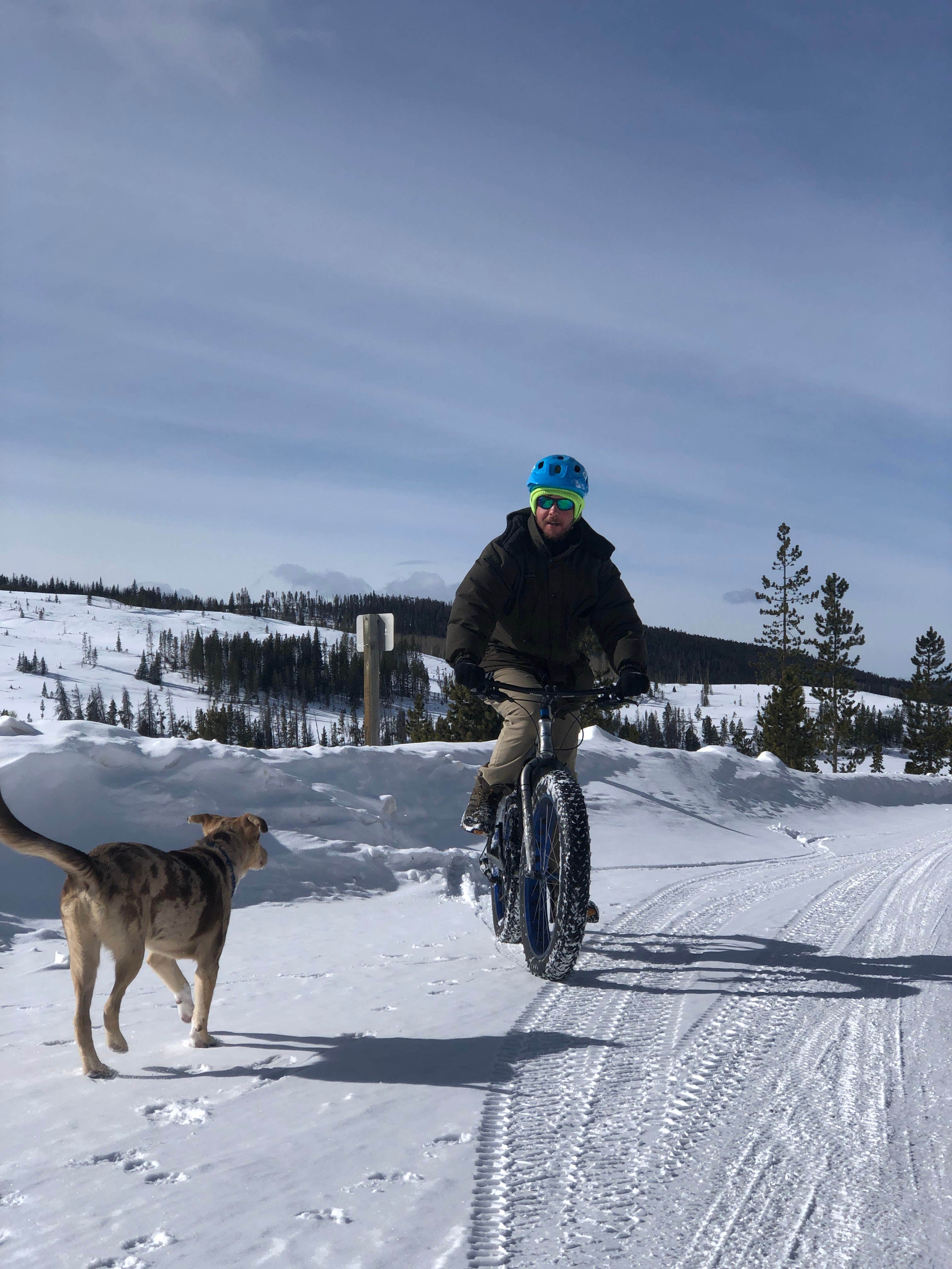 Hayley K.'s photo of camping with pets at bockman Campground — State Forest State Park near Rand, CO