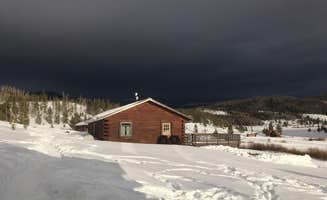 Hayley K.'s photo of a cabin at North Michigan Campground — State Forest State Park near Estes Park, CO