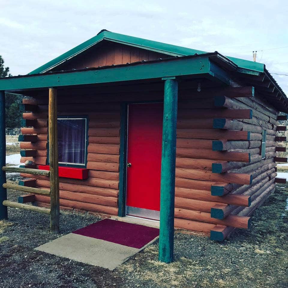 Hayley K.'s photo of a cabin at South Fork Lodge & RV Park near Mosca, CO