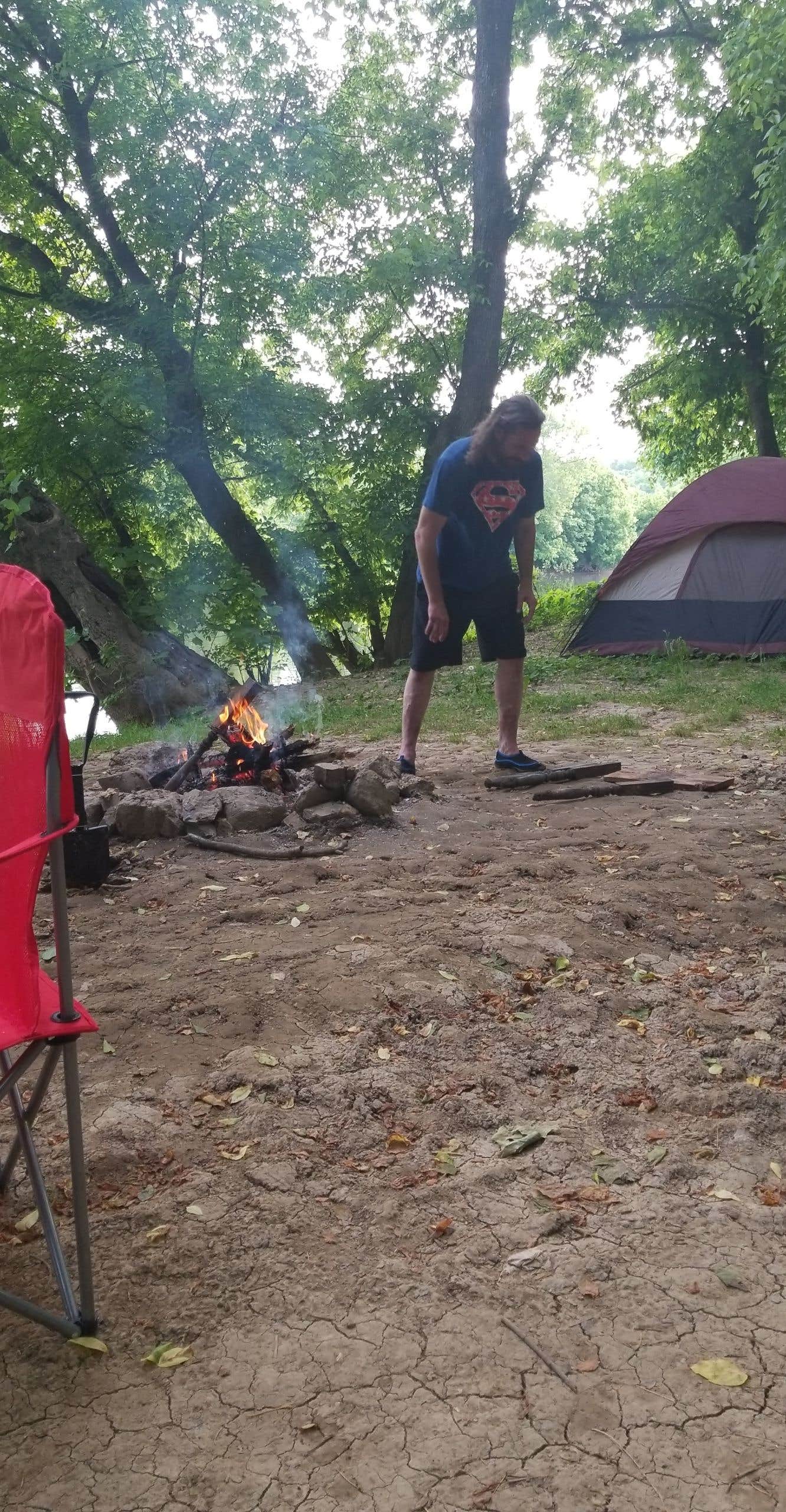 Ashley F.'s photo of a dispersed camping area at Shenandoah National Park Dispersed Sites — Shenandoah National Park near Waterford, VA