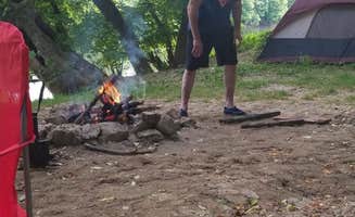 Ashley F.'s photo of a dispersed camping area at Shenandoah National Park Dispersed Sites — Shenandoah National Park near Iron Gate, VA