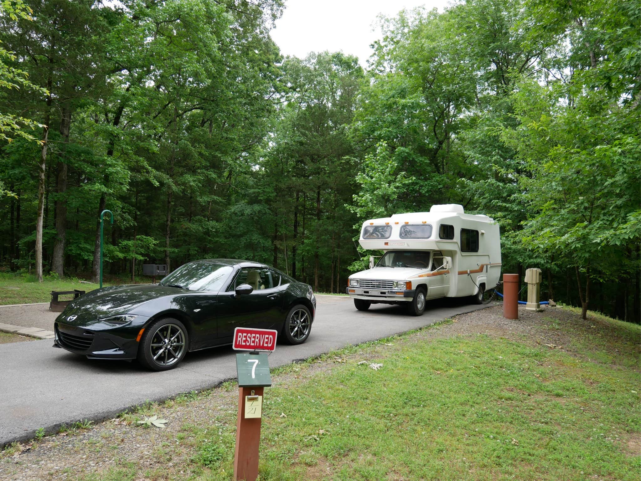 Thomas H.'s photo of rv camping at Lake Fort Smith State Park Campground near Mulberry, AR