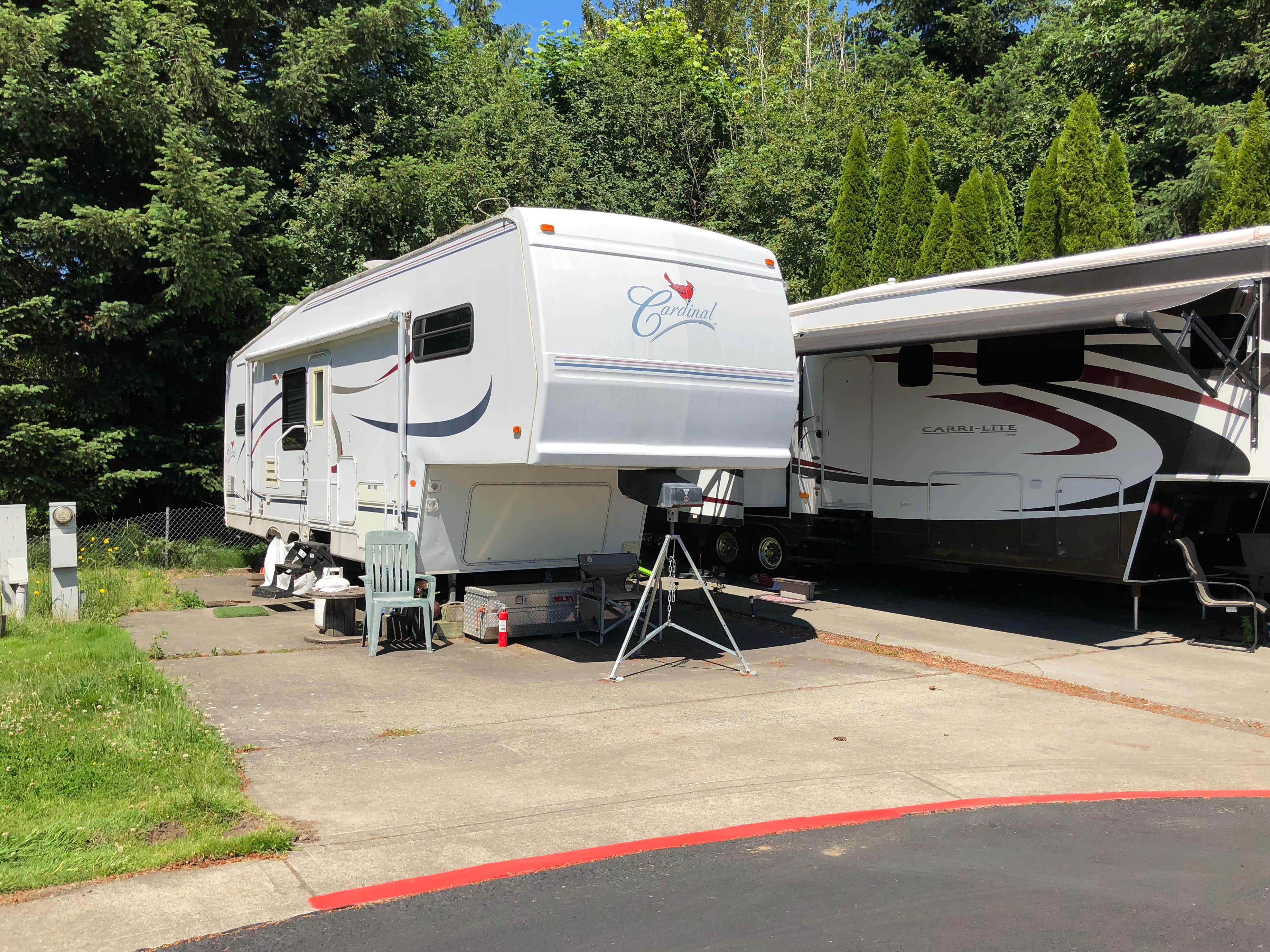 Brian C.'s photo of rv camping at Vancouver RV Park near Woodland, WA