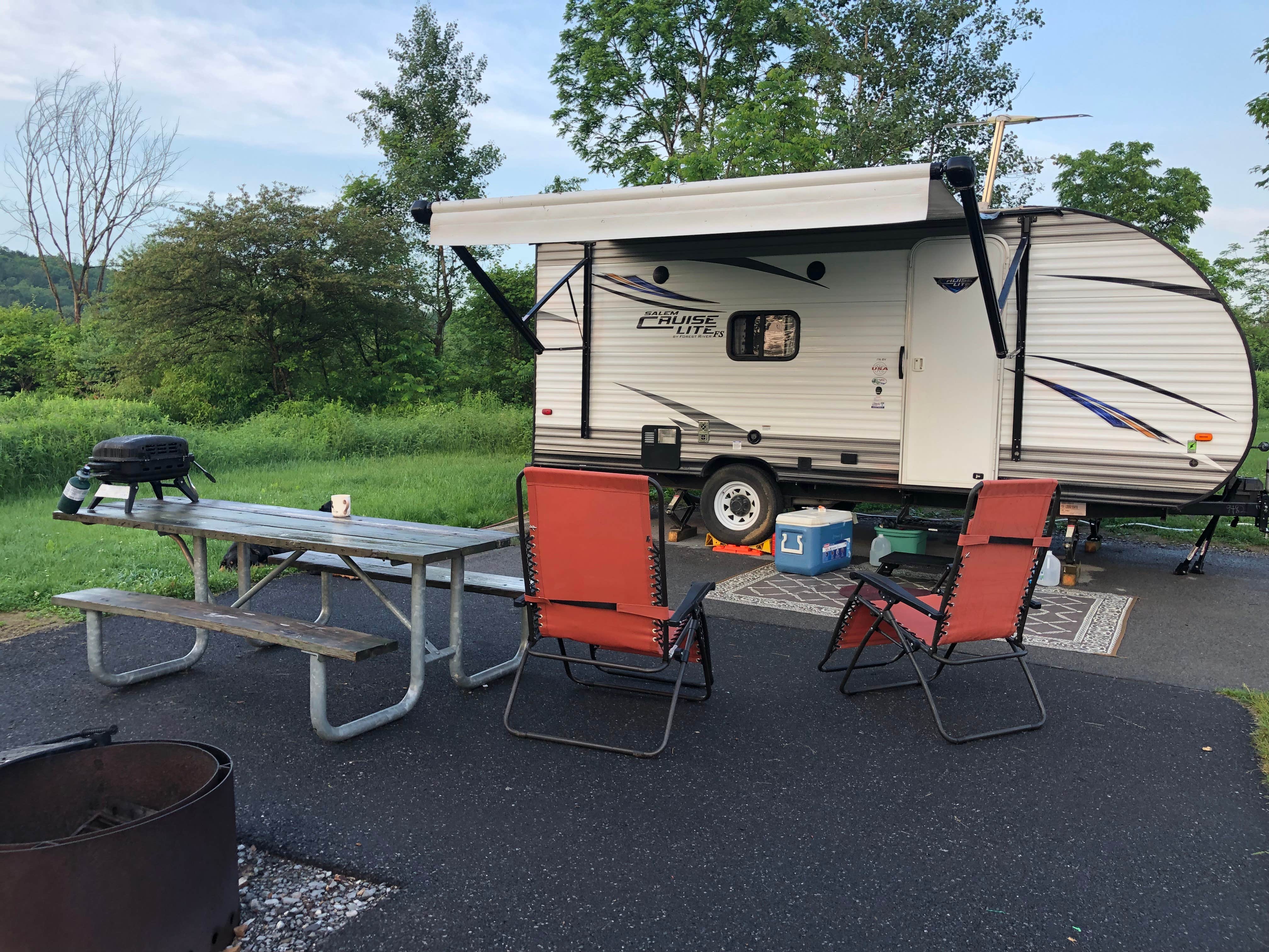 Shirley M.'s photo of rv camping at Russell P Letterman Campground — Bald Eagle State Park near Trout Run, PA