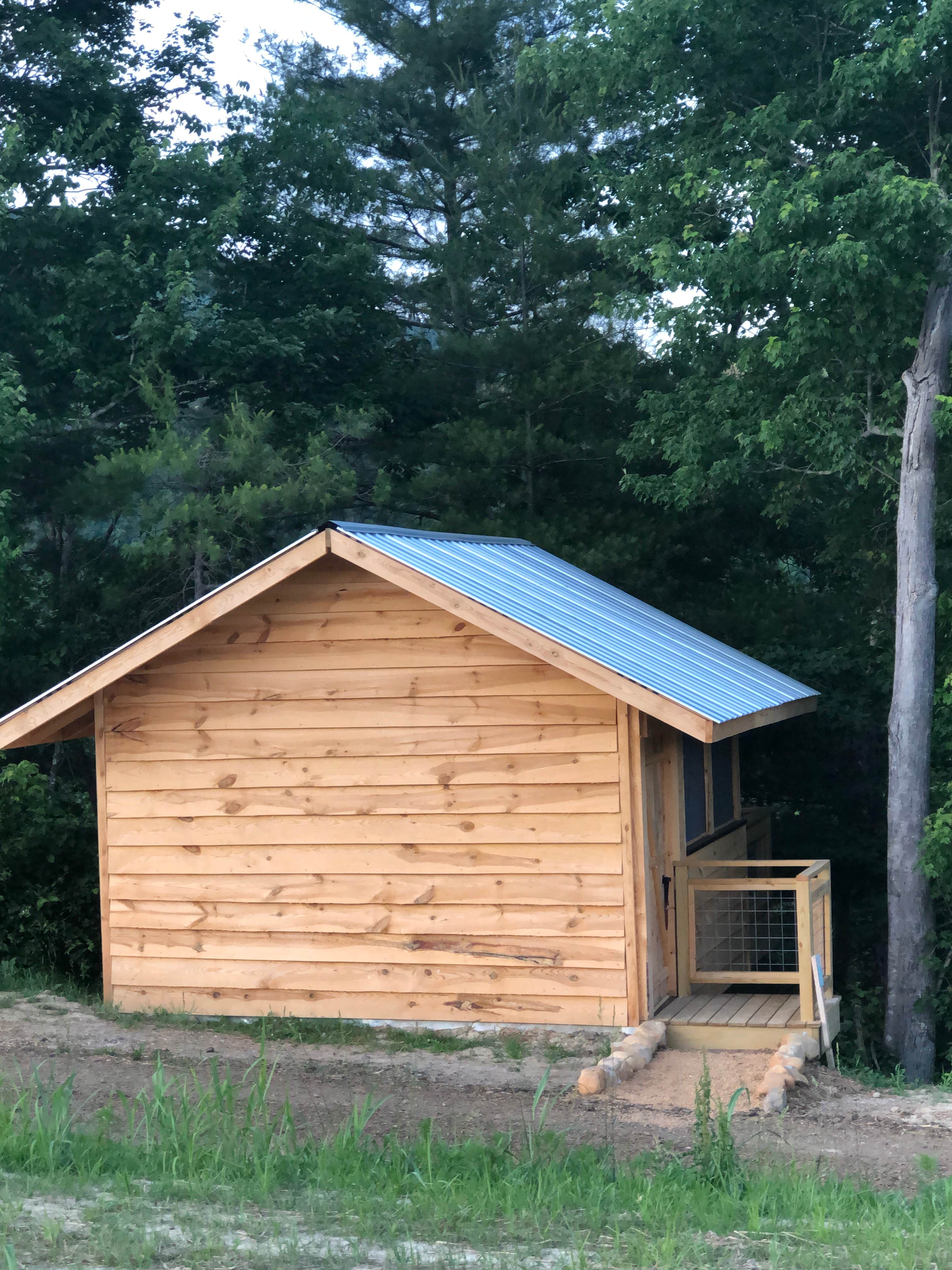 William D.'s photo of a cabin at Paint Rock Farm Glamping Retreat near Weaverville, NC