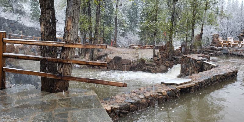 Camper submitted image from Strawberry Park Hot Springs