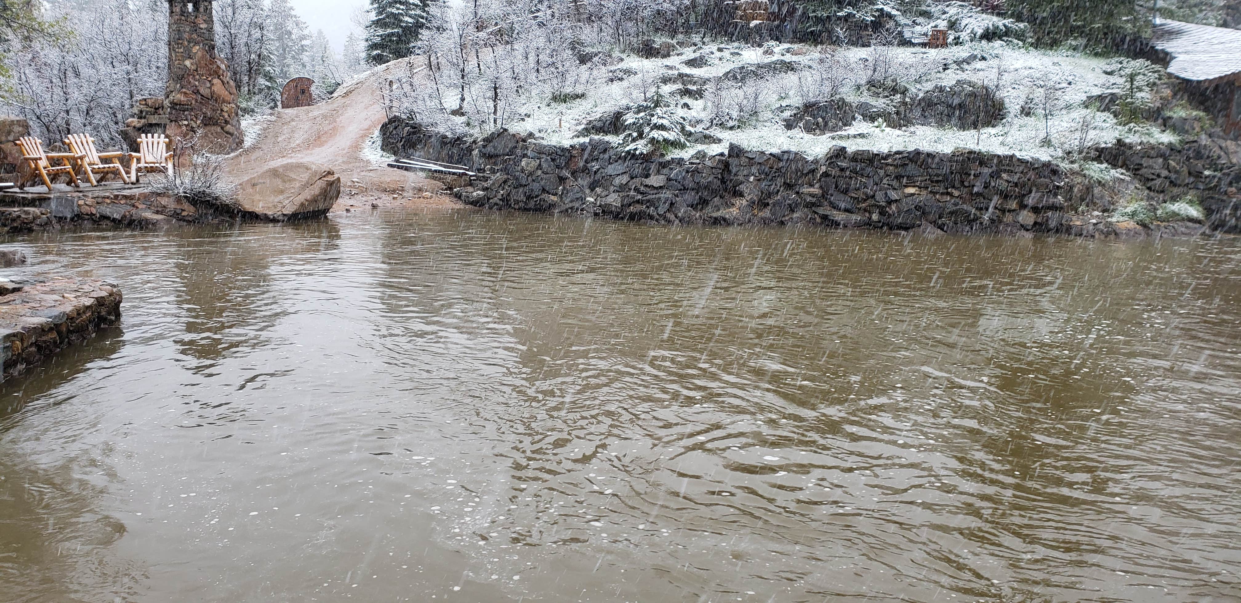 Camper-submitted photo at Strawberry Park Hot Springs near Steamboat Springs, CO