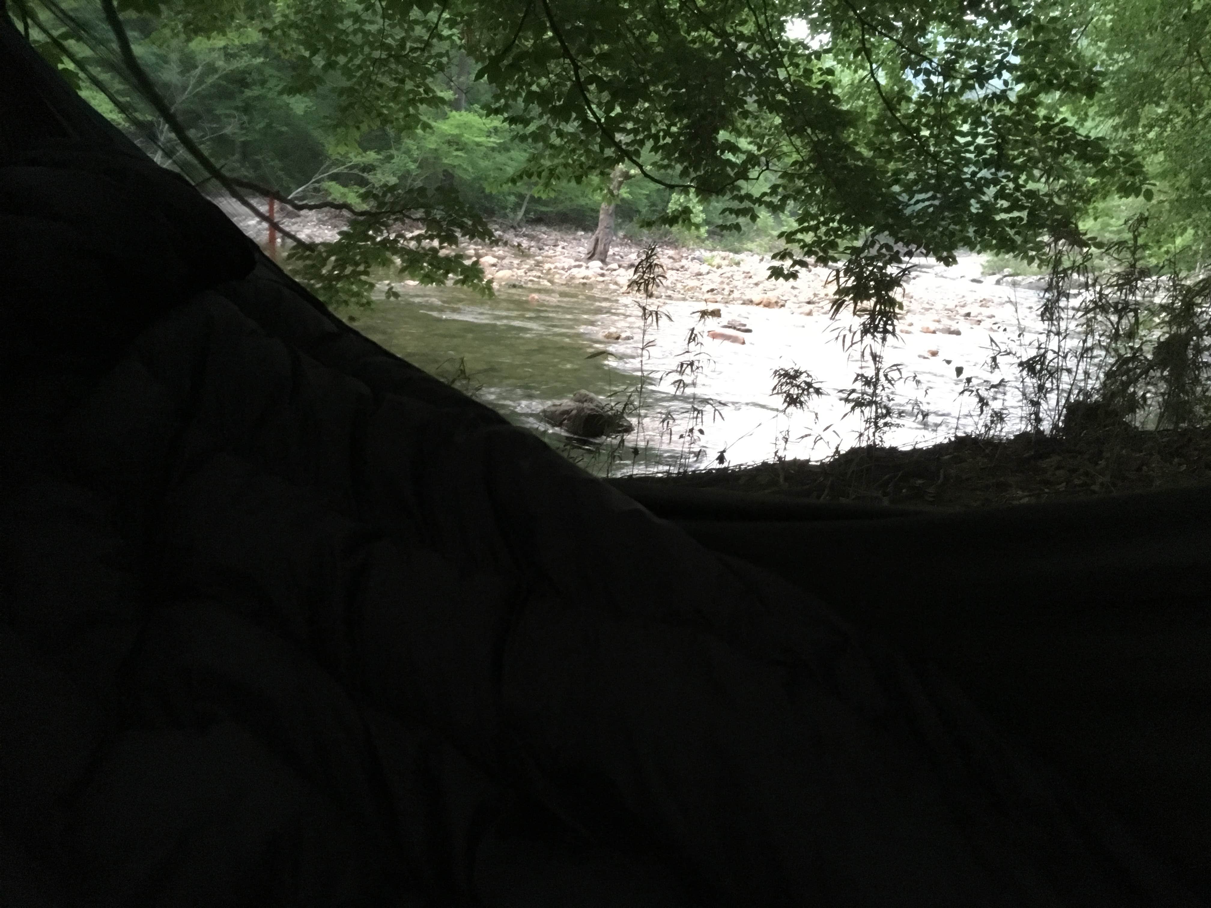 Camper-submitted photo at Long Creek Campsite on the Eagle Rock Loop near Vandervoort, AR