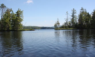 Camping near Meacham Lake: Buck Pond Campground, Onchiota, New York