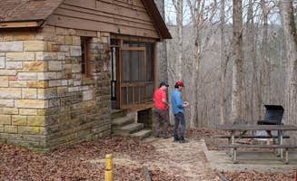 Blair M.'s photo of glamping accommodations at Tishomingo State Park Campground near Town Creek, AL