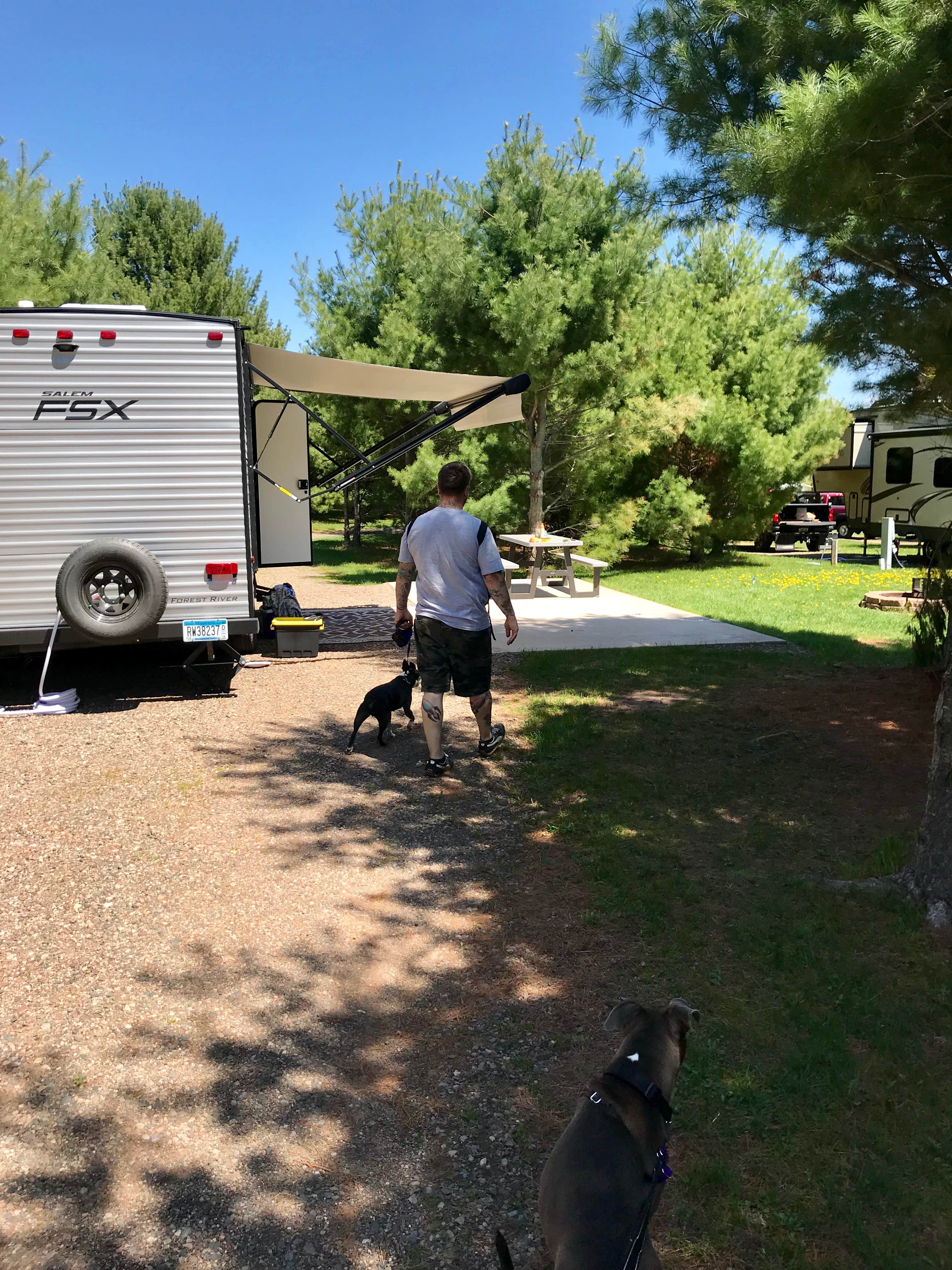 PJ F.'s photo of rv camping at Treeland Farm RV Resort near Glen Flora, WI