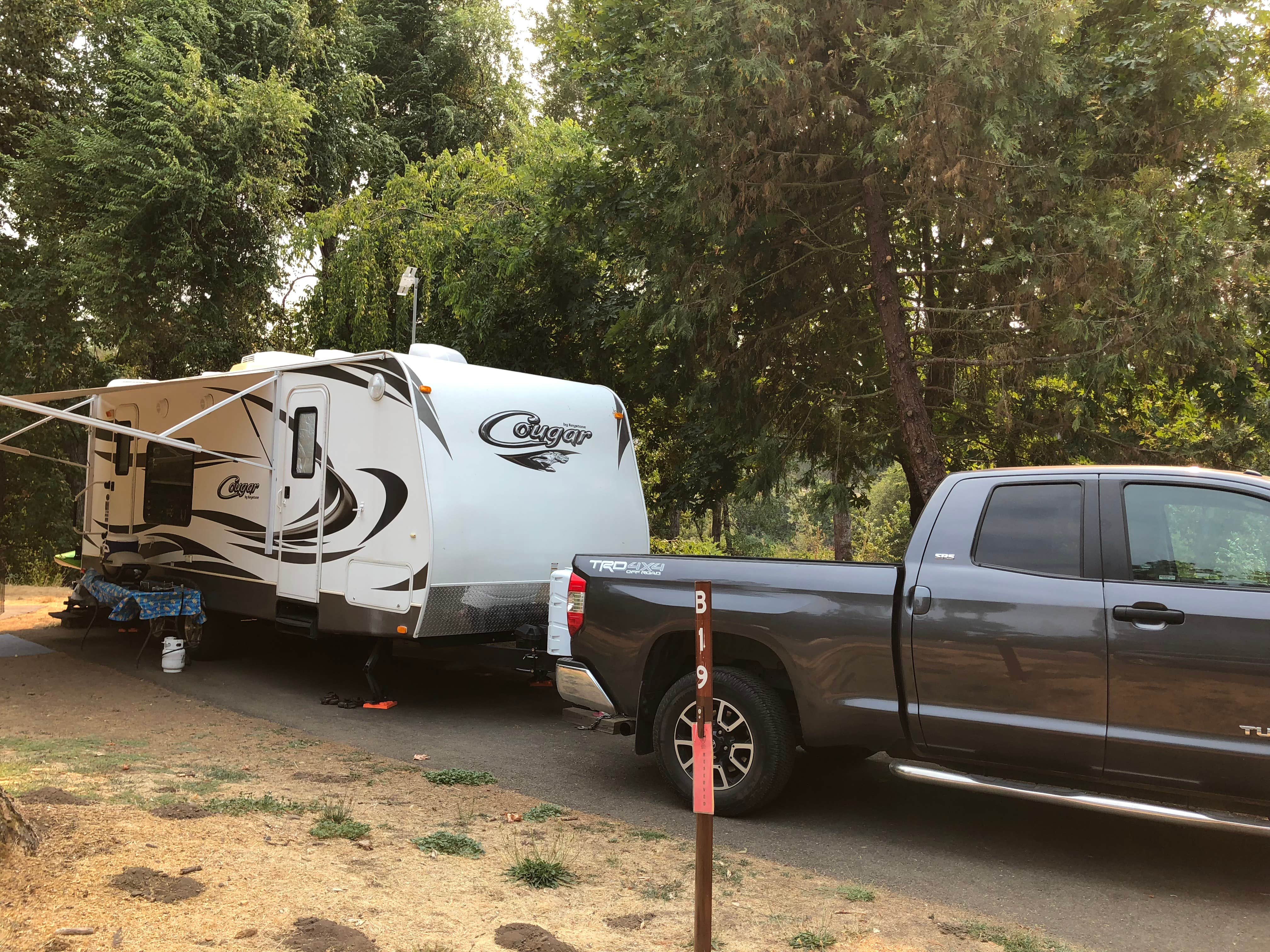 Corinna B.'s photo of rv camping at Valley of the Rogue State Park Campground near Gold Hill, OR
