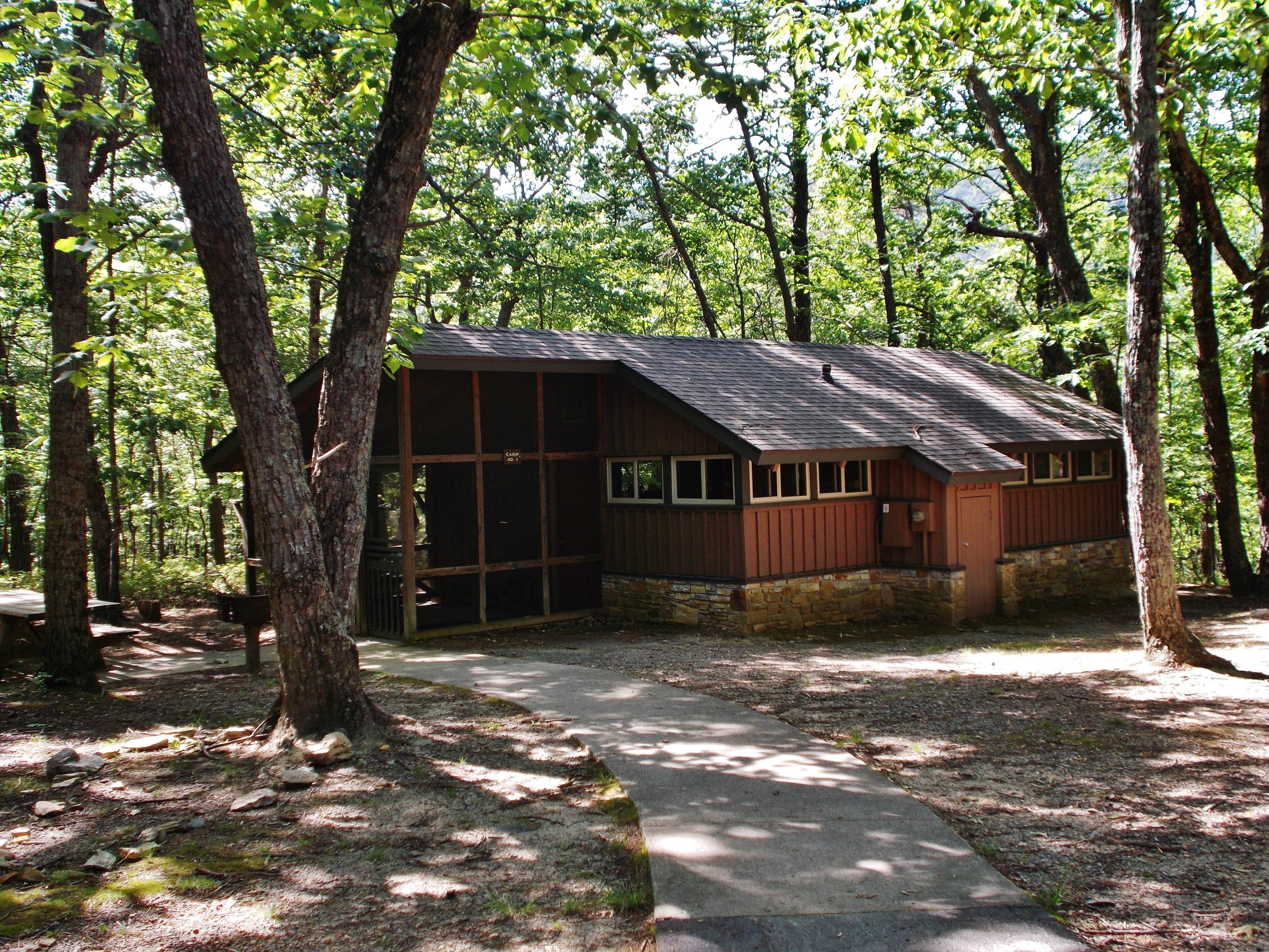 Myron C.'s photo of a cabin at Hanging Rock State Park Campground near Germanton, NC