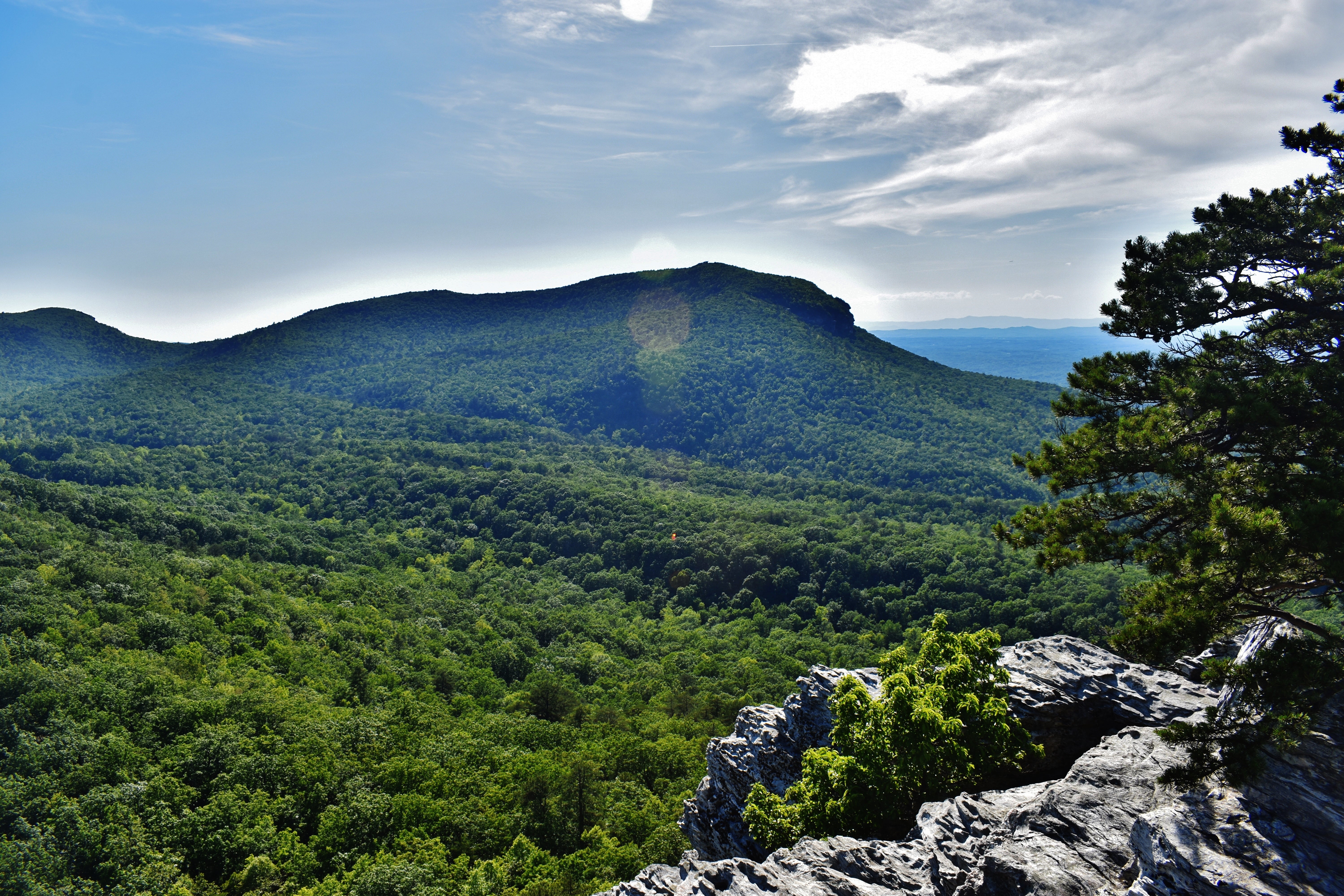 Here is another view from the hanging rock