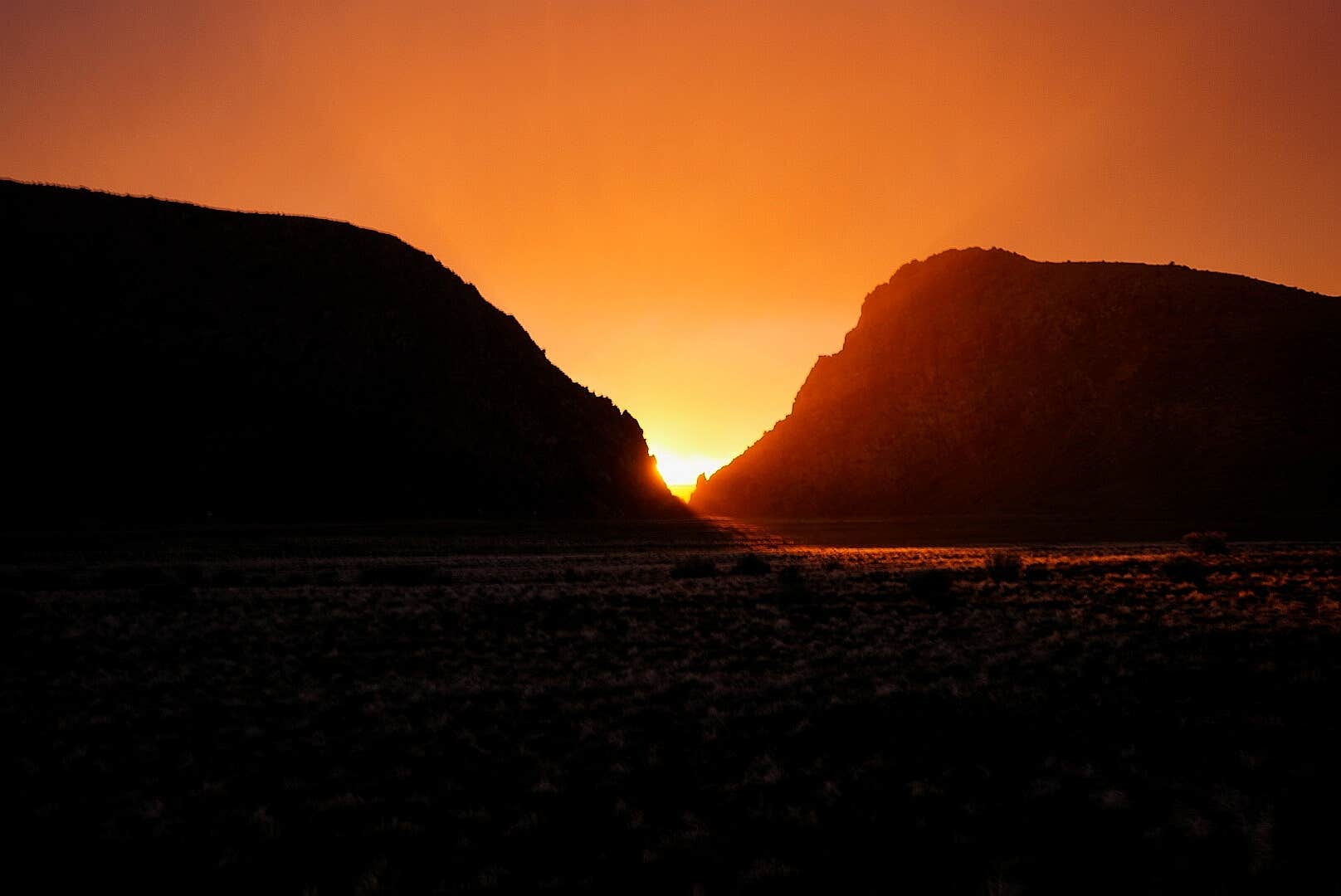 Nathan D.'s photo of a dispersed camping area at Parowan Gap Petroglyphs near Parowan, UT