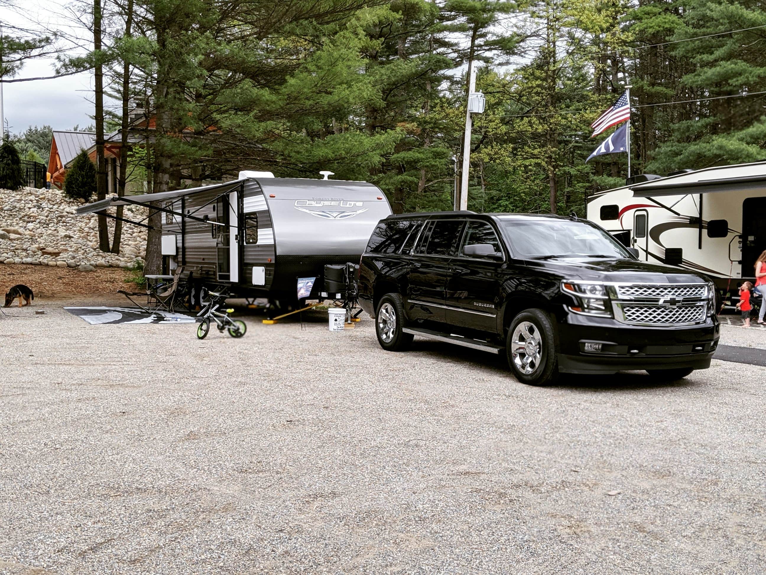 Debbie W.'s photo of rv camping at Lake George RV Park near Goshen, VT