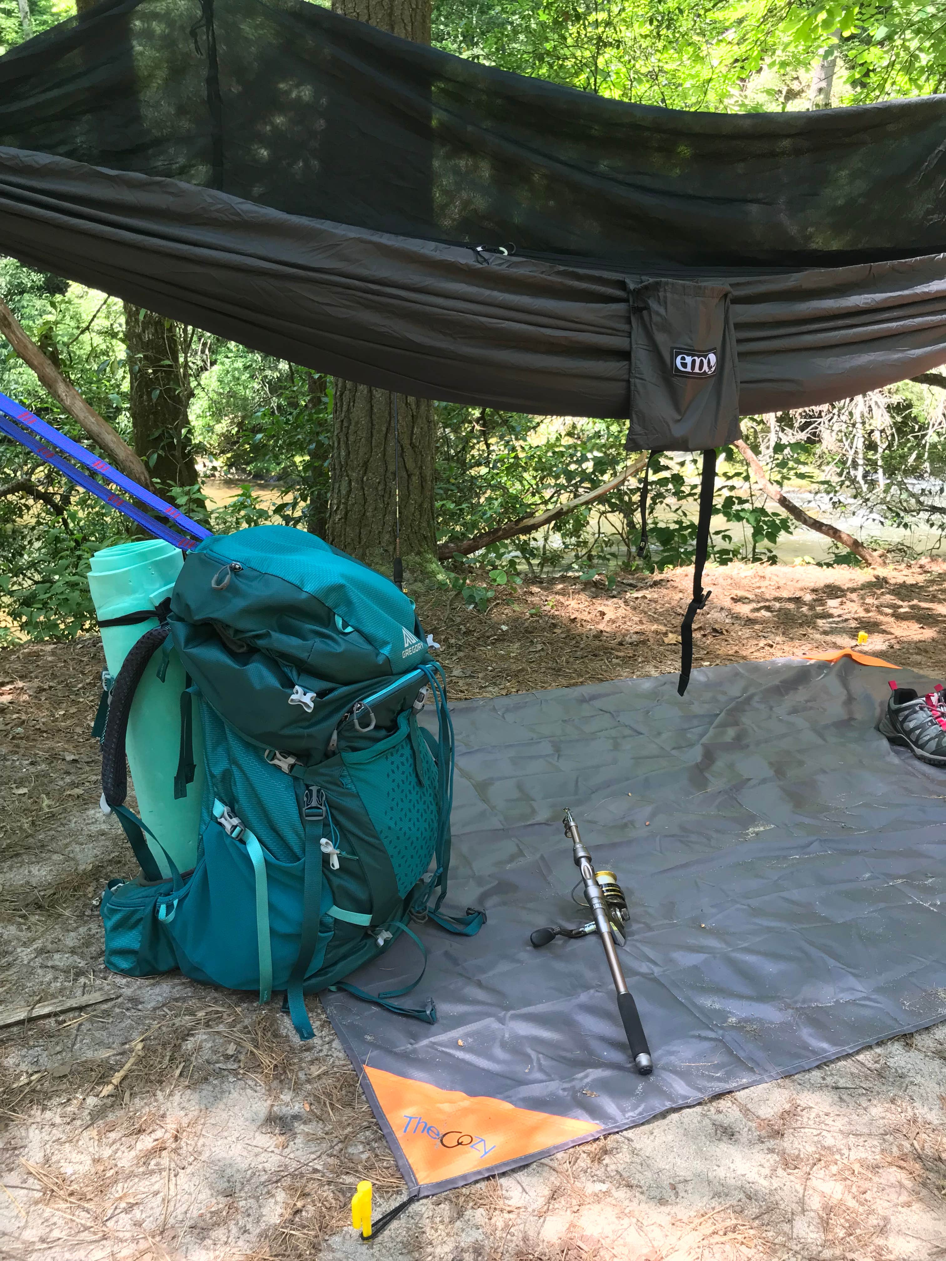 Melissa  R.'s photo of tent camping at Burrells Ford near Long Creek, SC