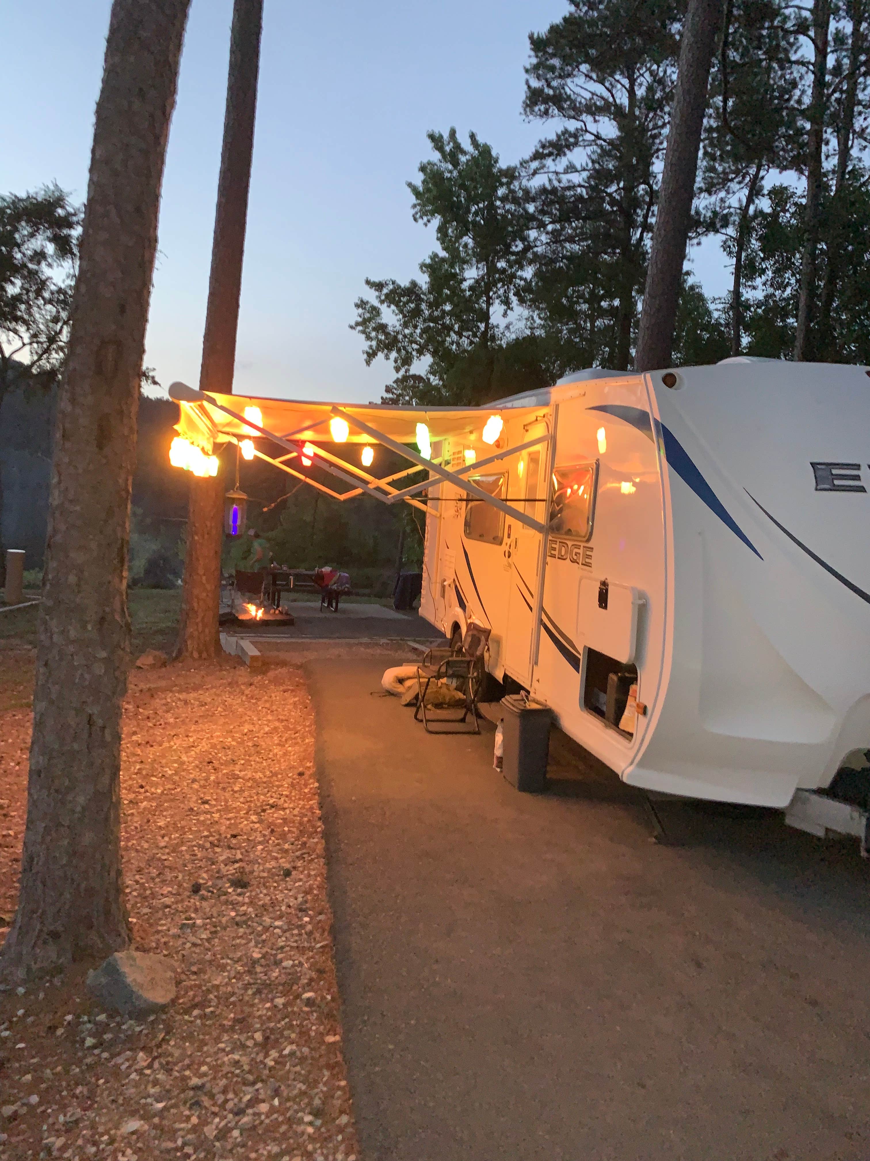 Amanda H.'s photo of rv camping at Lake Ouachita State Park Campground near Jessieville, AR