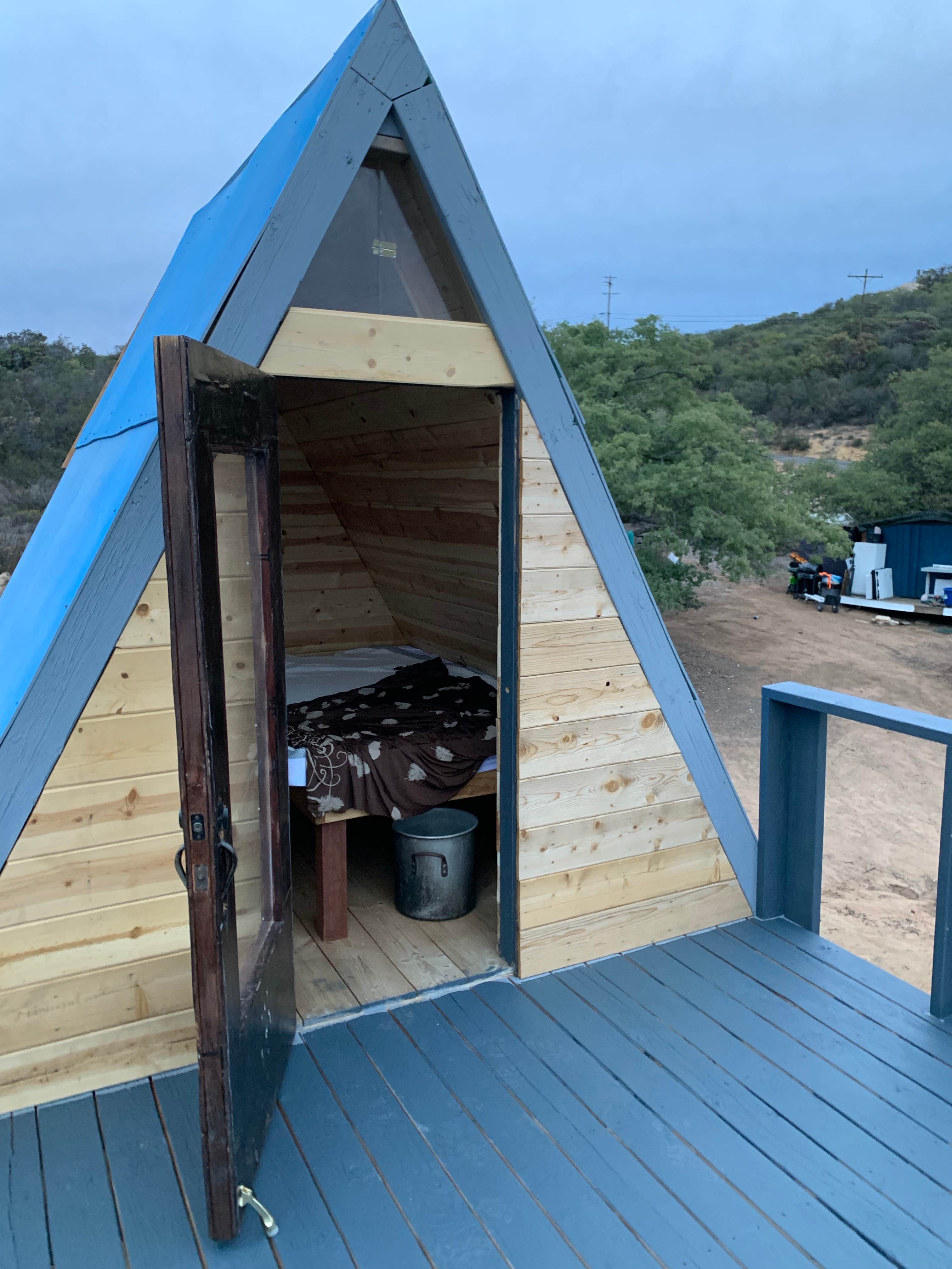 GoodVibes Ranch & Farm M.'s photo of glamping accommodations at GoodVibes Ranch & Farm near Bonita, CA