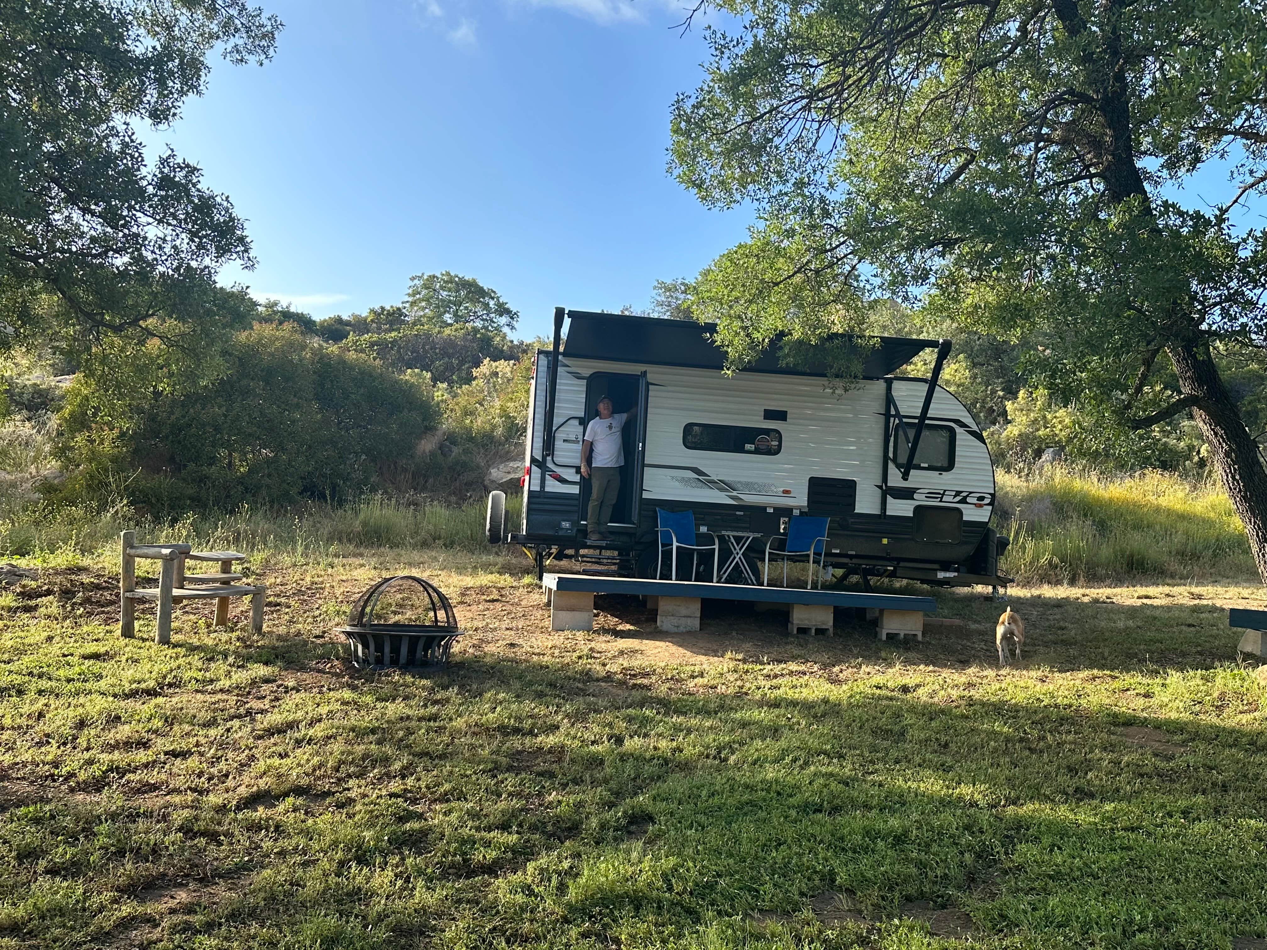 GoodVibes Ranch & Farm M.'s photo of camping with pets at GoodVibes Ranch & Farm near Spring Valley, CA