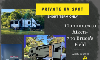 Camping near In The Pines RV Park: Karen's Escape, Aiken, South Carolina