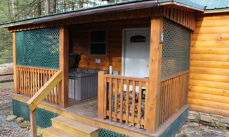 Camping near Clarion Wild and Scenic River: Hominy Ridge Cabins and Gift Shop, Cooksburg, Pennsylvania