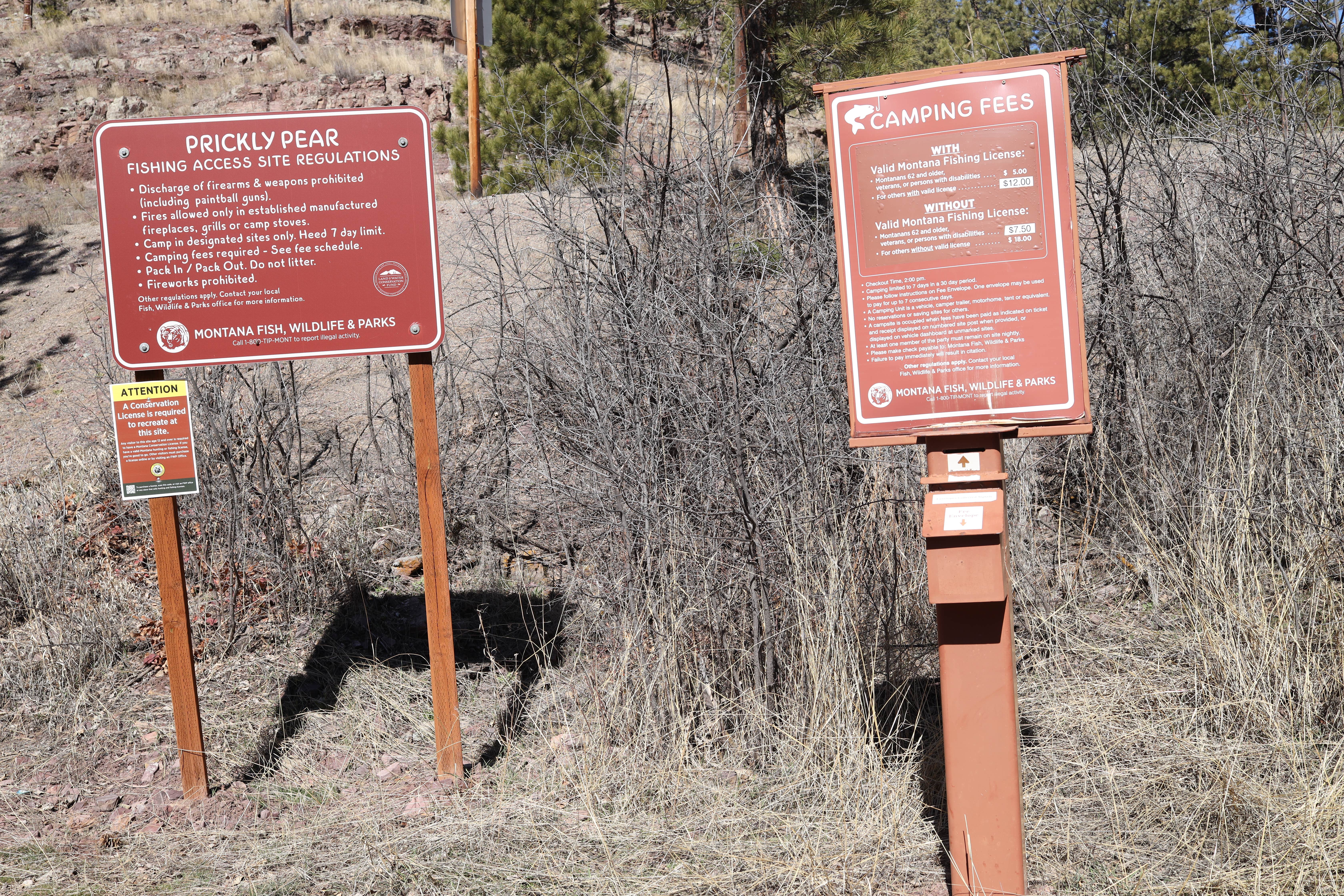 Camper-submitted photo at Prickly Pear Fishing Access Site near Wolf Creek, MT