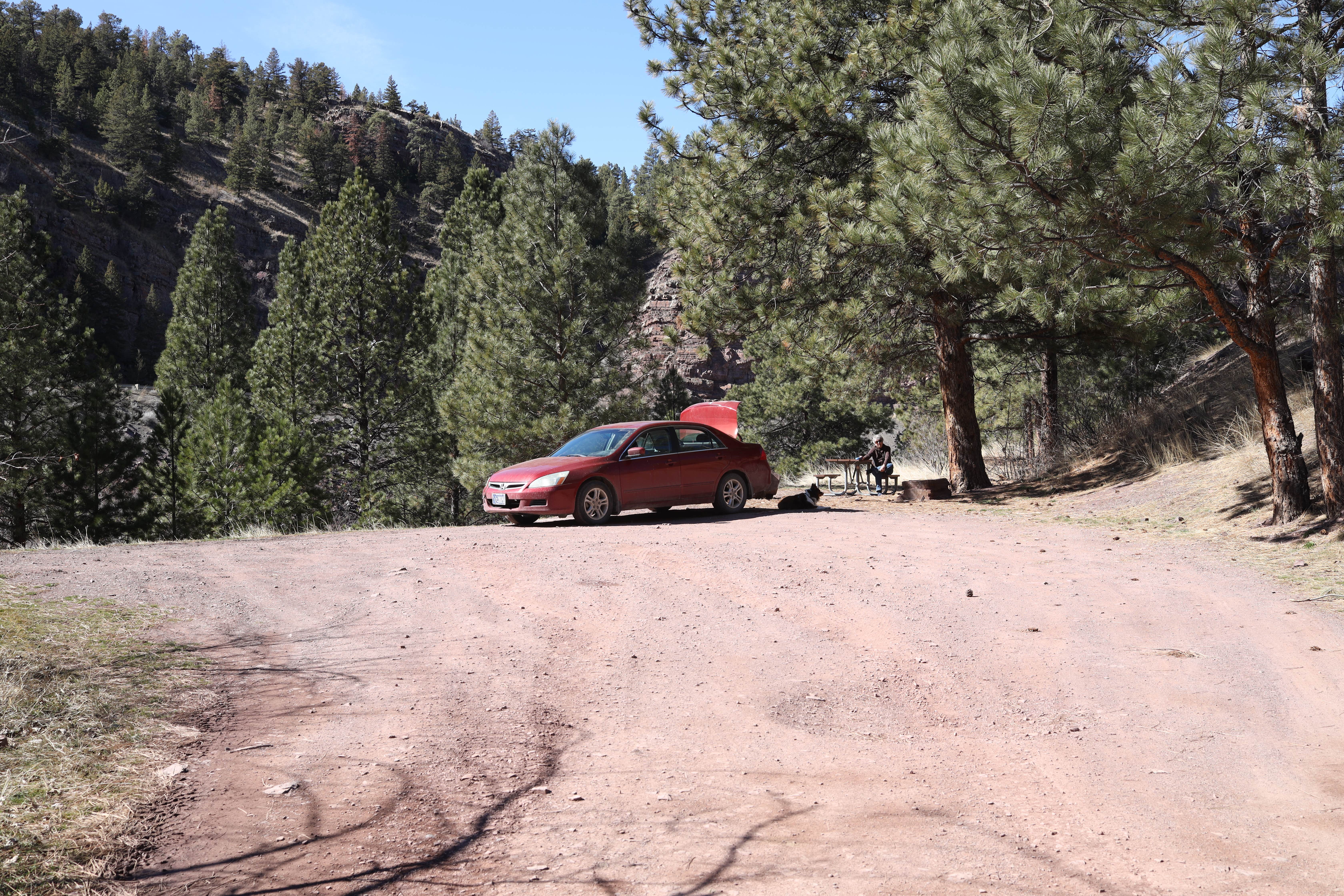 Melvin B.'s photo of camping with pets at Prickly Pear Fishing Access Site near Helena, MT