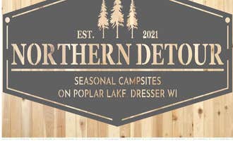 Camping near Hatfield City Park: Northern Detour RV Site on Poplar Lake, Dresser, Wisconsin