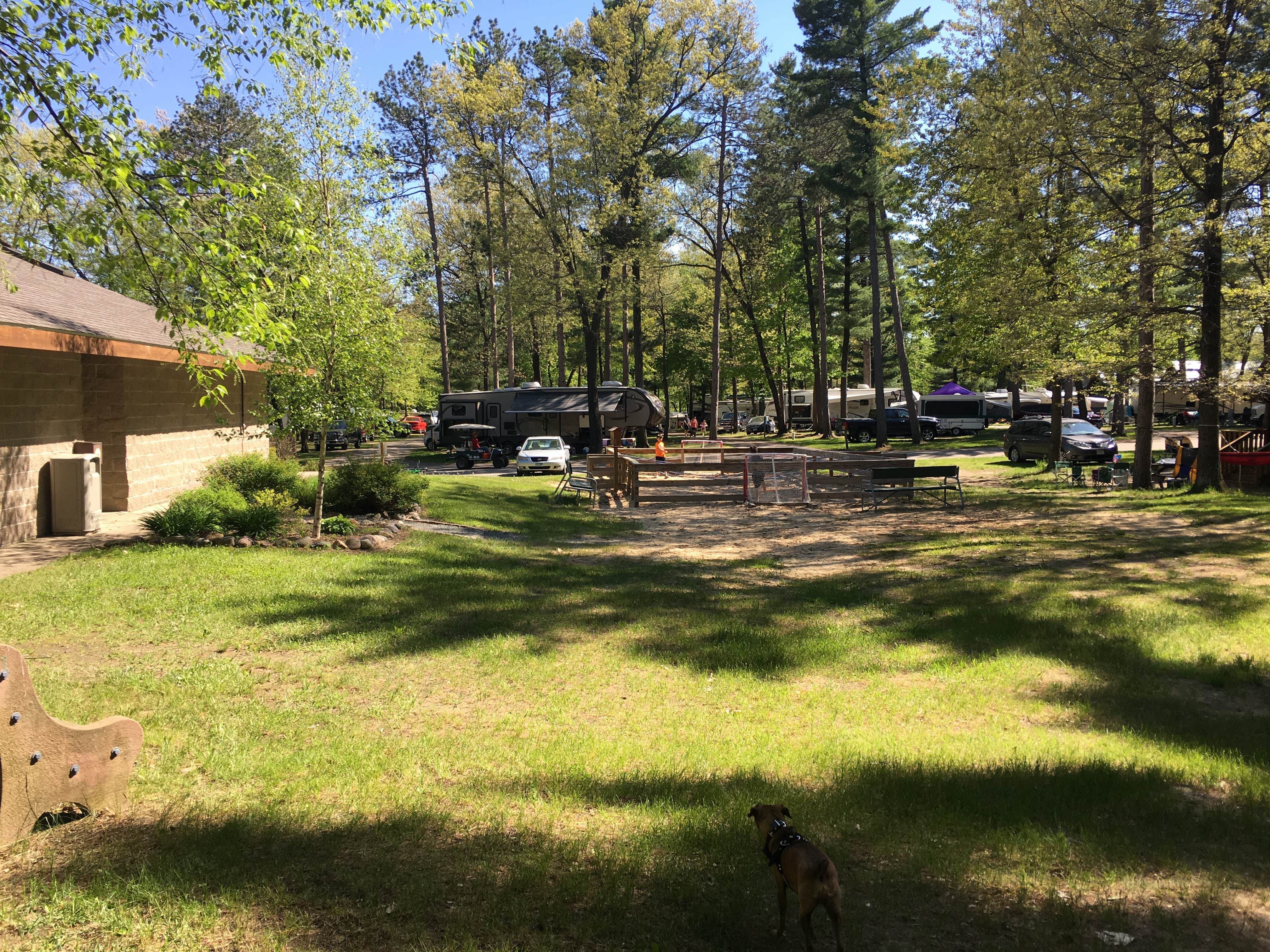 Tim R.'s photo of camping with pets at Fremont RV Campground near Waupaca, WI