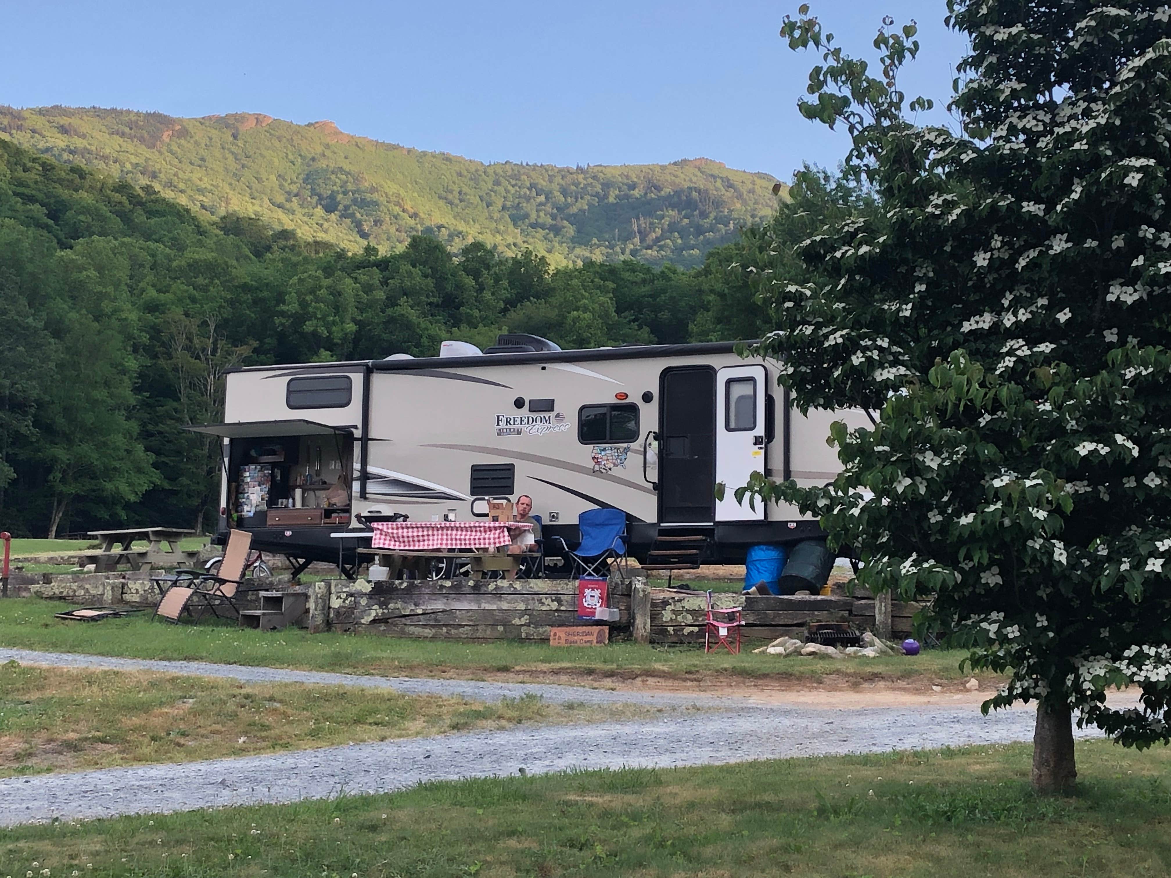 Erin S.'s photo of rv camping at Grandfather Campground near Seven Devils, NC