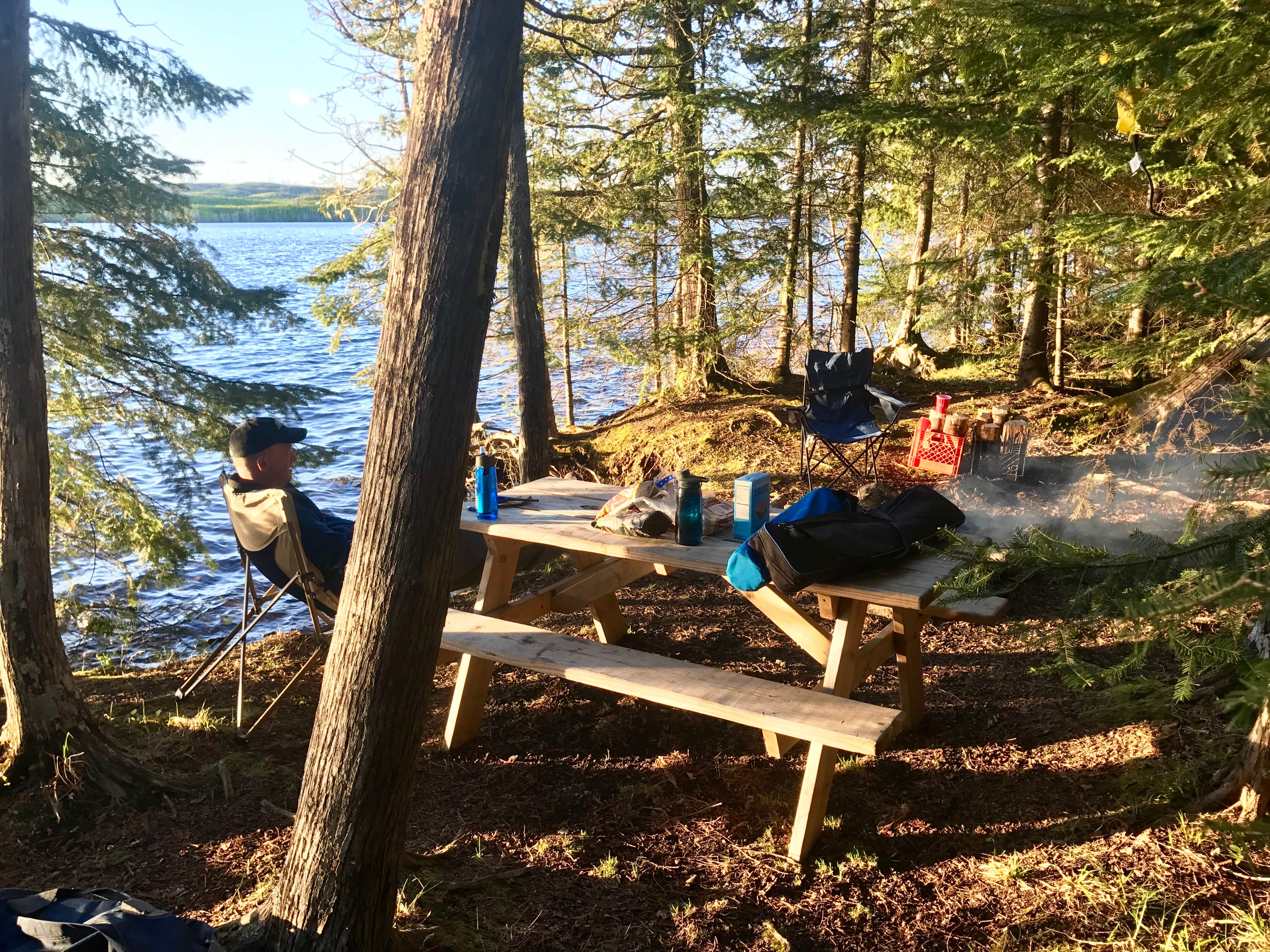 Trail end clearance campground