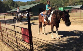 Richard's photo of camping with a horse at Beavers Bend State Park Campground in Oklahoma